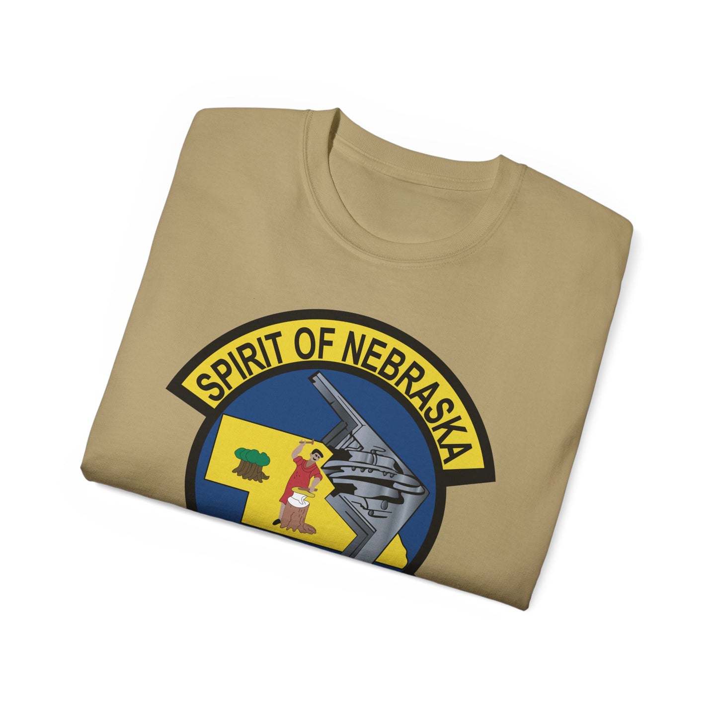Unisex Ultra Cotton Tee - USAF - B2 - Spirit of Nebraska - Stealth Bomber wo txt X 300