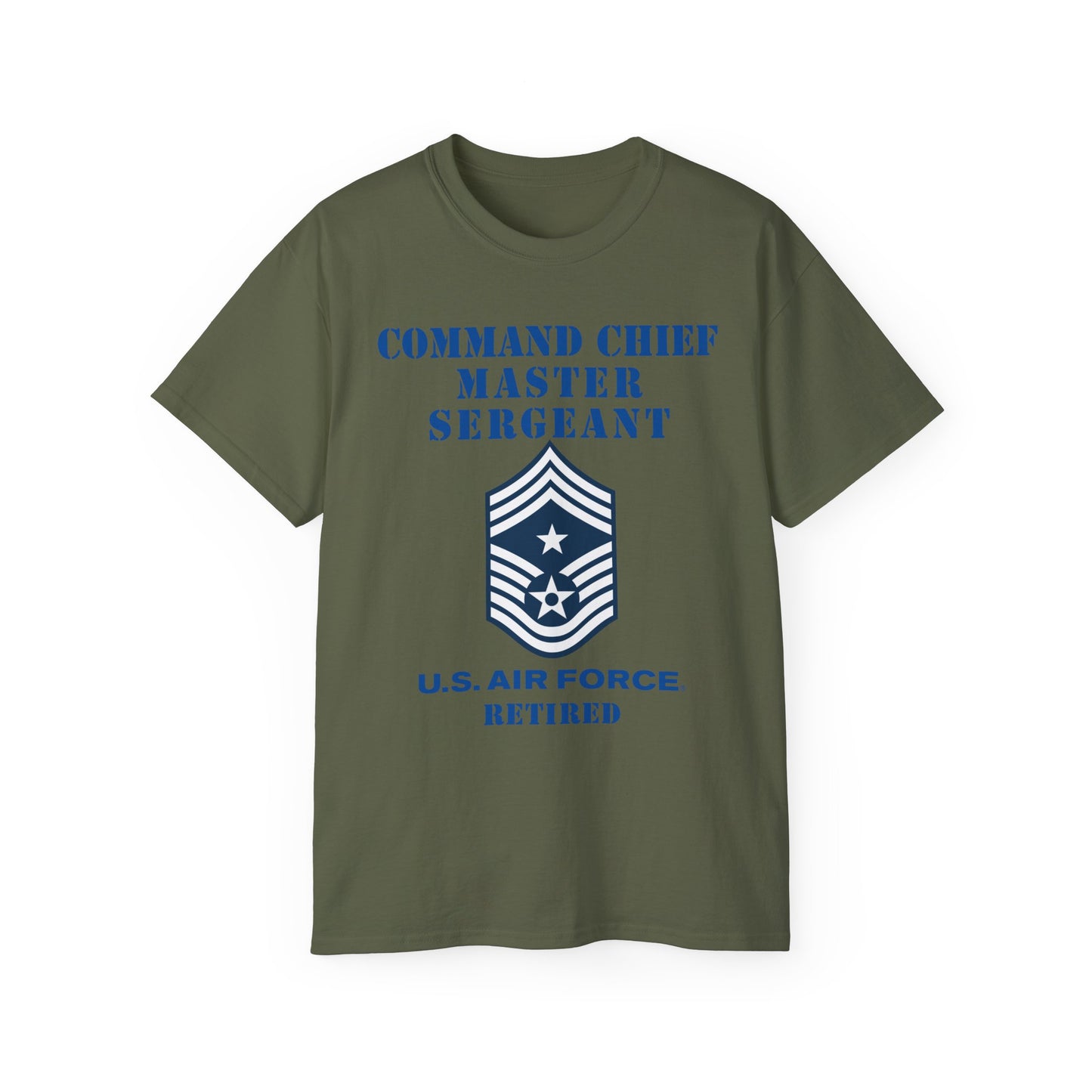 Unisex Ultra Cotton Tee - USAF - Command Chief Master Sergeant (E9c) - 2020 - Retired