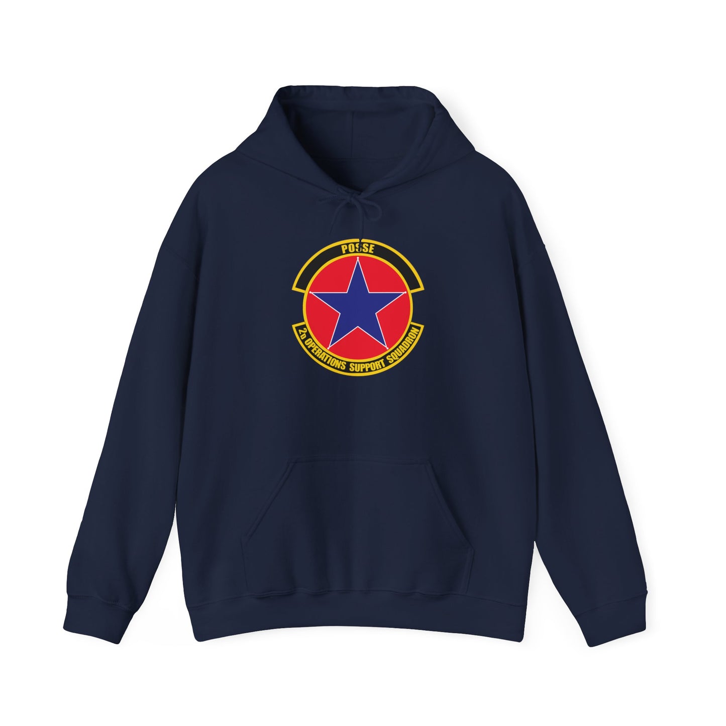 Unisex Heavy Blend Hooded Sweatshirt - USAF - 2nd Operations Support Squadron wo txt