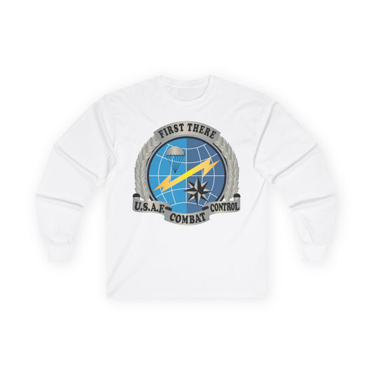 Unisex Ultra Cotton Long Sleeve Tee - USAF - Combat Controller Badge No Txt  X 300