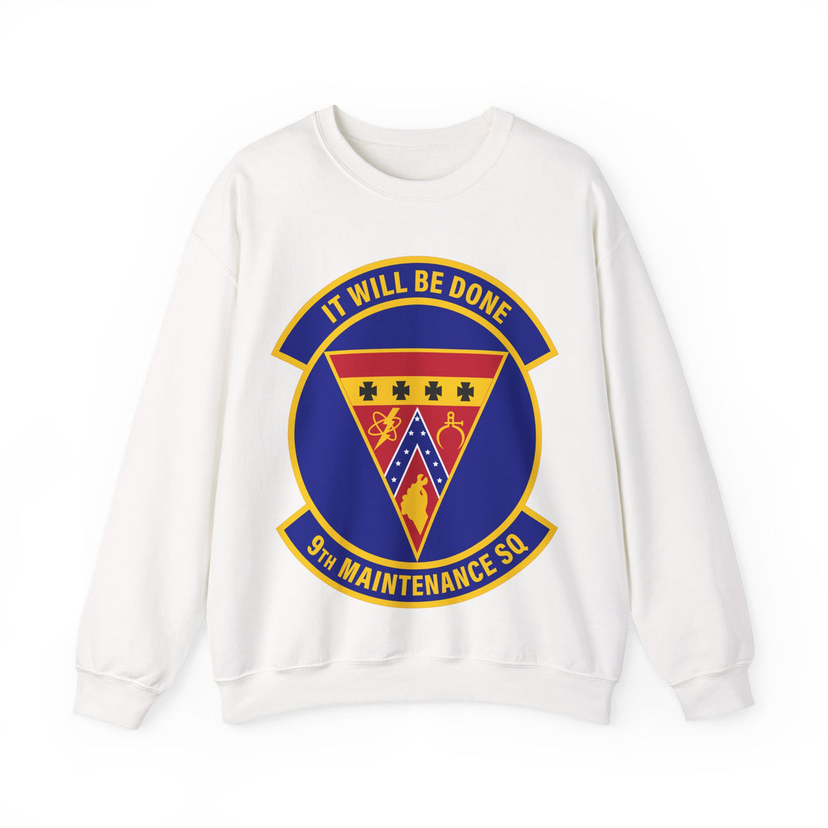 Crewneck Sweatshirt - USAF - 9th Maintenance Squadron wo txt X 300