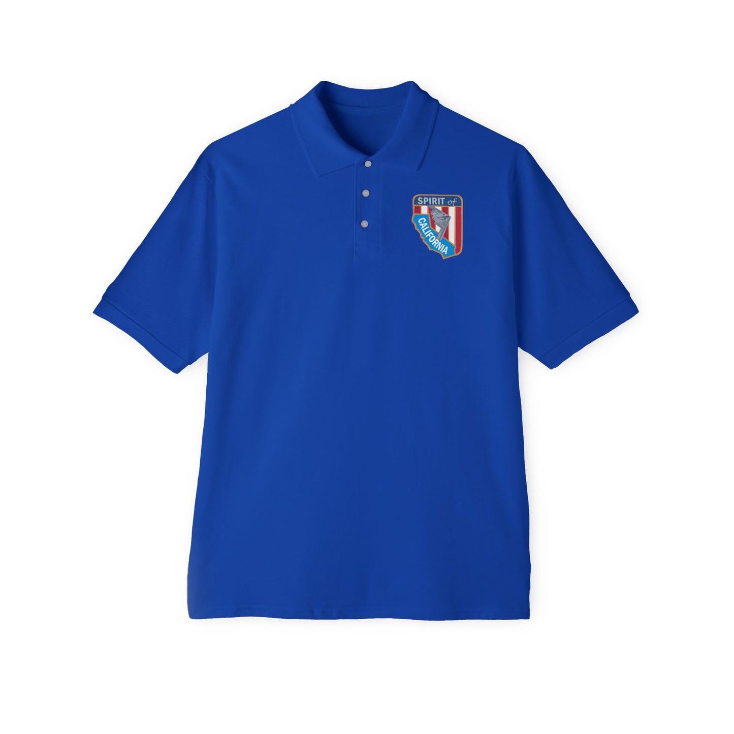 Men's Piqué Polo - USAF - B2 - Spirit of California - Stealth Bomber wo txt X 300