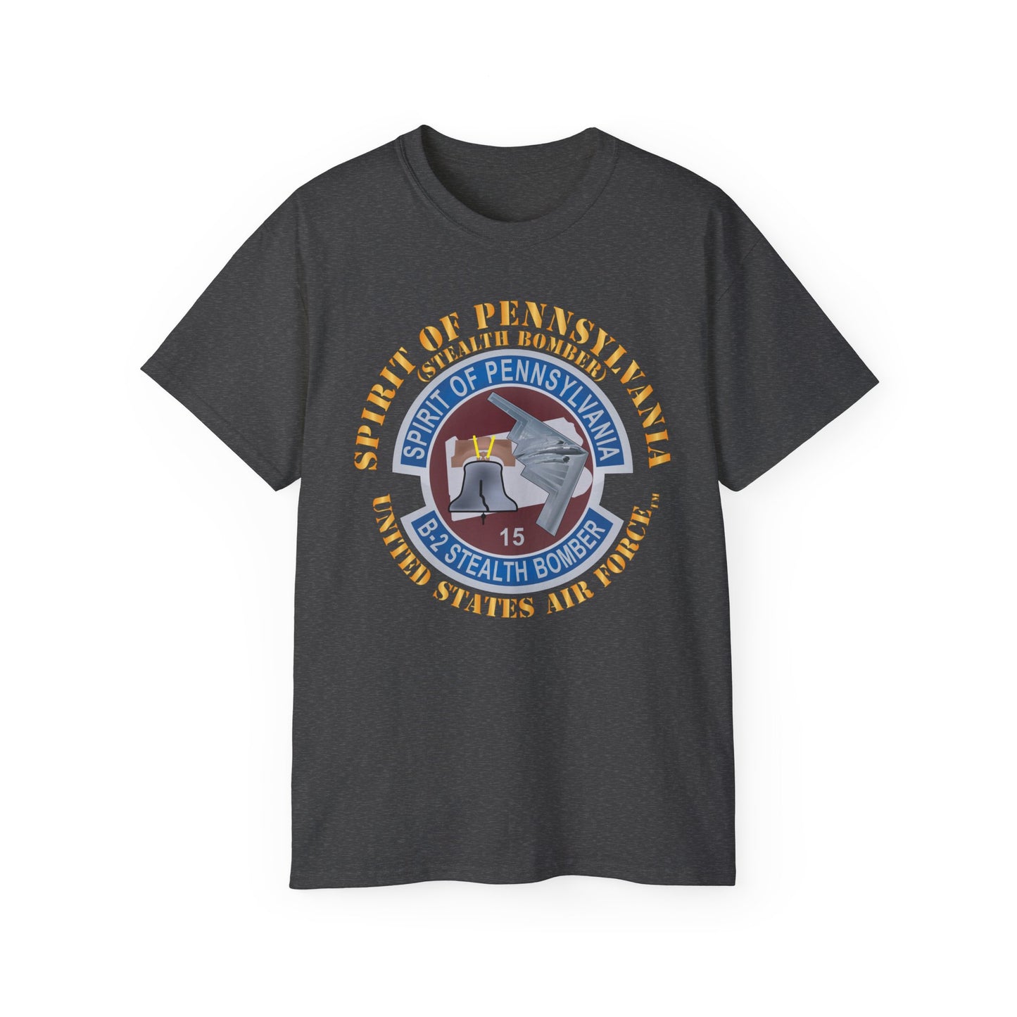 Unisex Ultra Cotton Tee - USAF - B2 - Spirit of Pennsylvania Stealth Bomber X 300