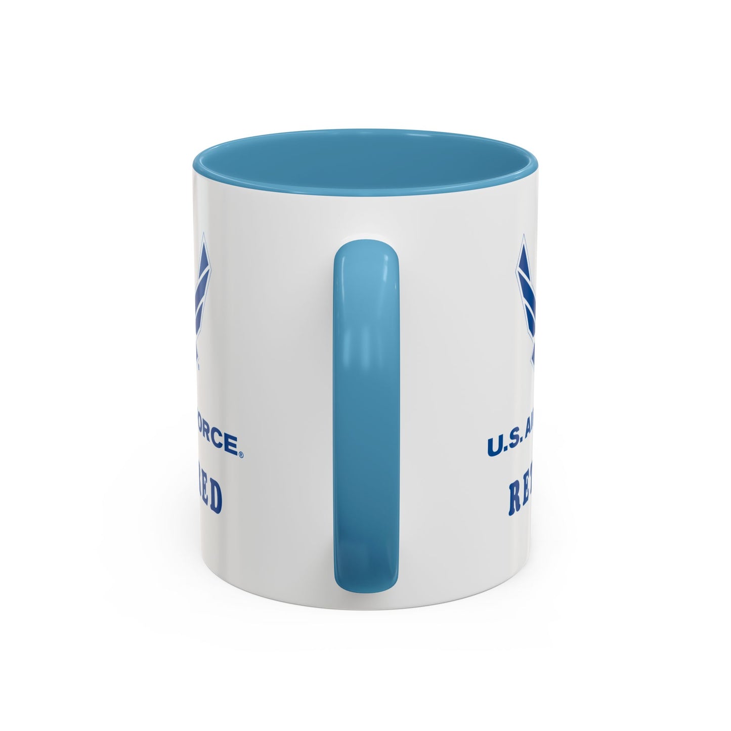 Accent Coffee Mug (11oz & 15oz) - USAF - Air Force - Retired X 300