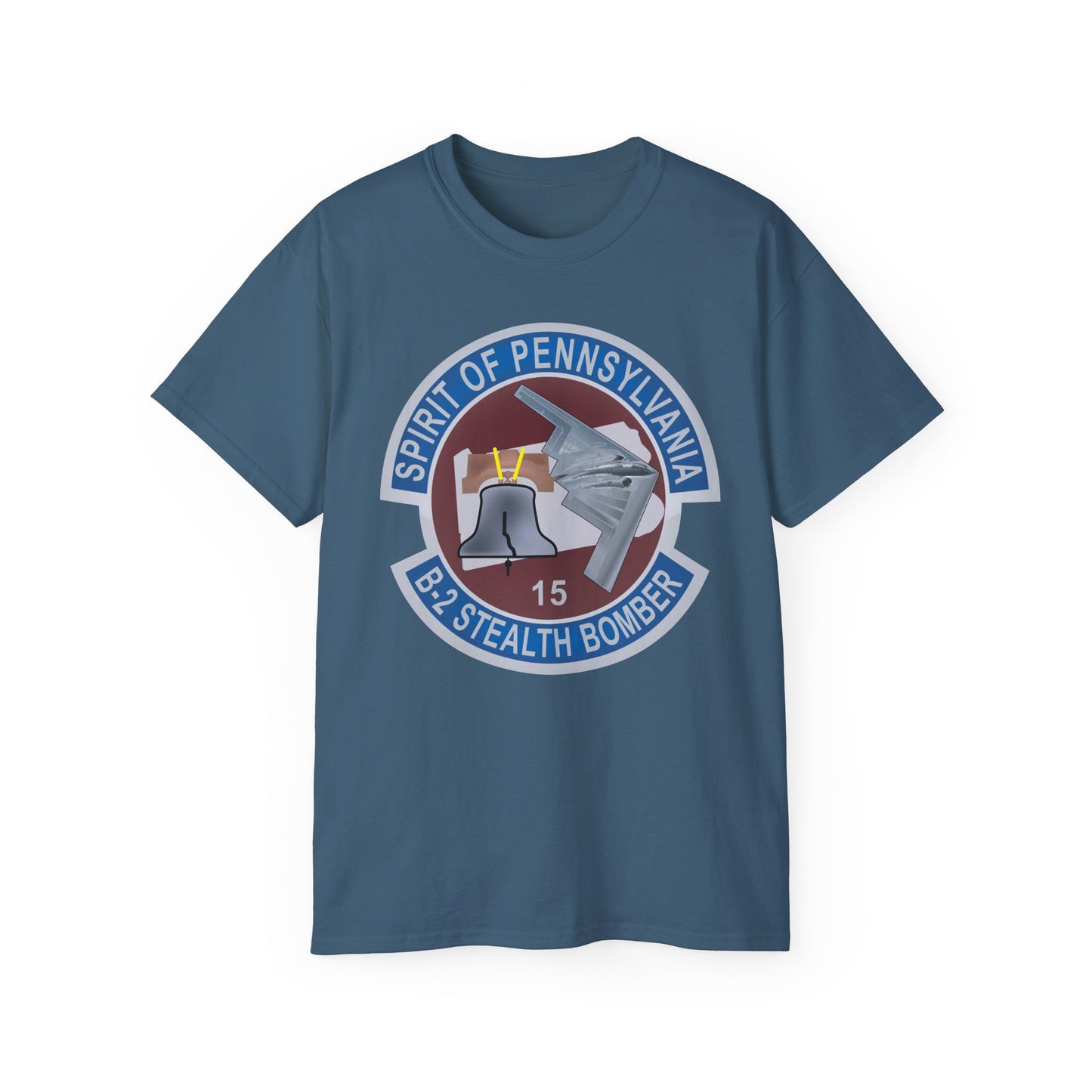 Unisex Ultra Cotton Tee - USAF - B2 - Spirit of Pennsylvania Stealth Bomber wo Txt X 300