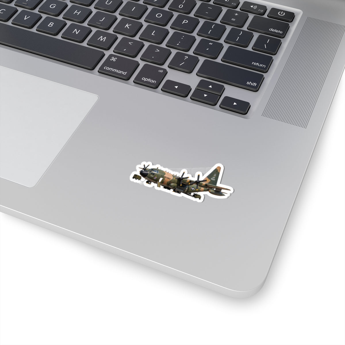 Kiss-Cut Stickers - C-130  Aircraft - Camo - Landing - Parked - Static