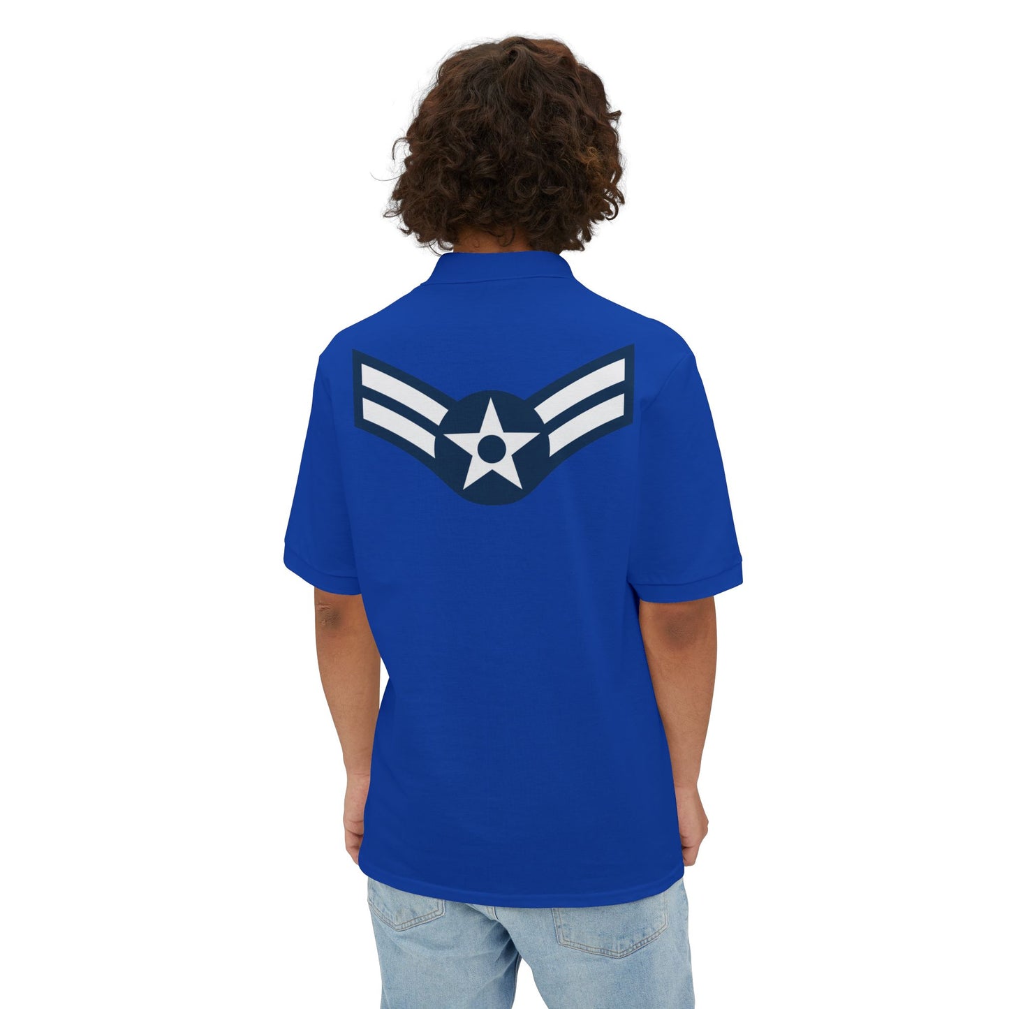 Men's Piqué Polo - USAF - Airman - First Class (E3) - 2020
