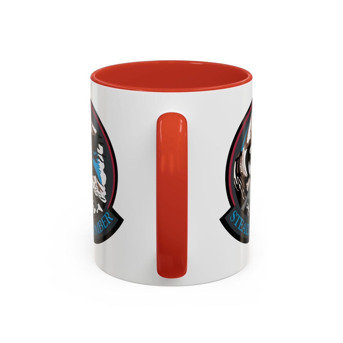 Accent Coffee Mug (11oz & 15oz) - USAF - B2 - Grim Reaper - Stealth Bomber wo txt X 300