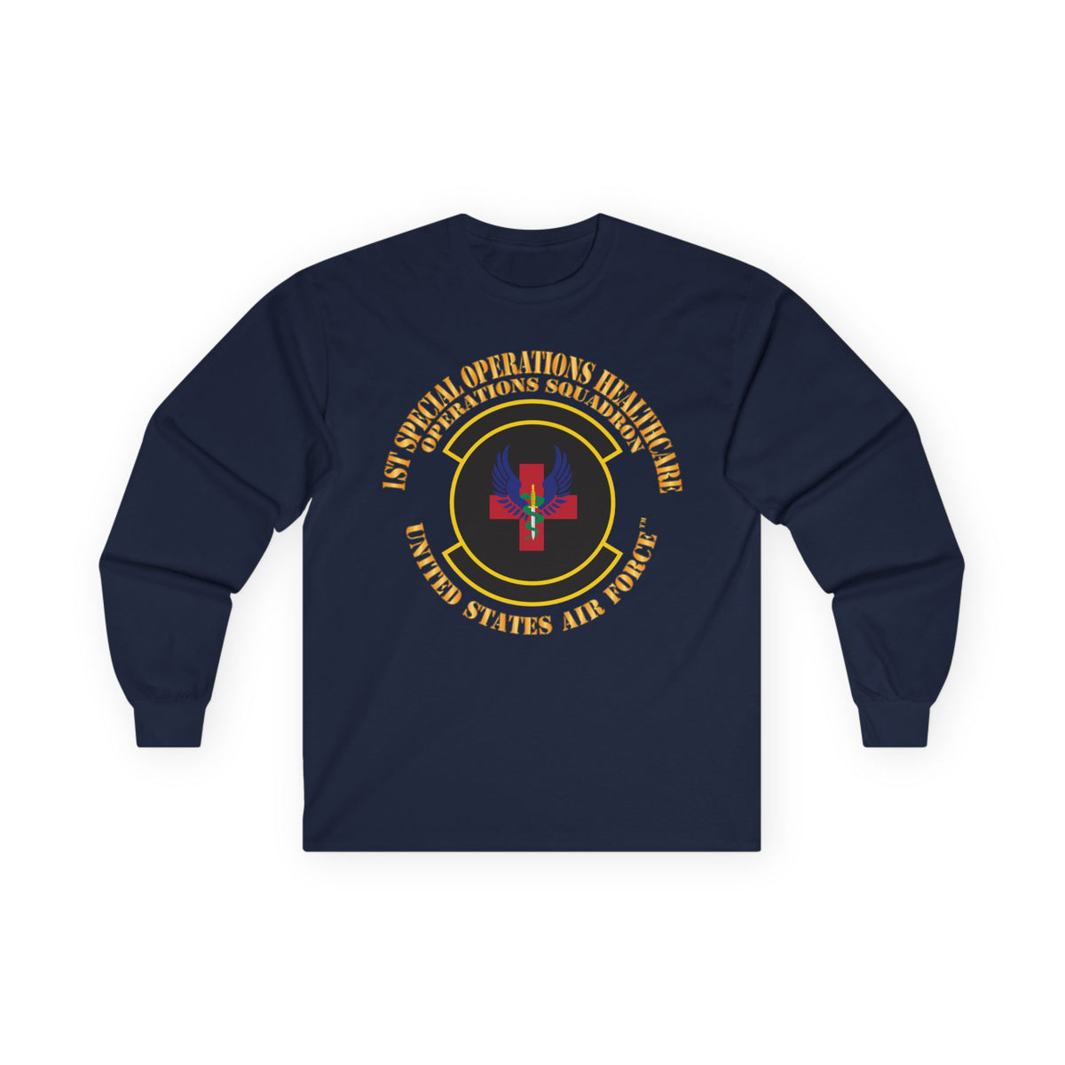 Unisex Ultra Cotton Long Sleeve Tee - USAF - 1st Special Operations Healthcare Operations Squadron X 300
