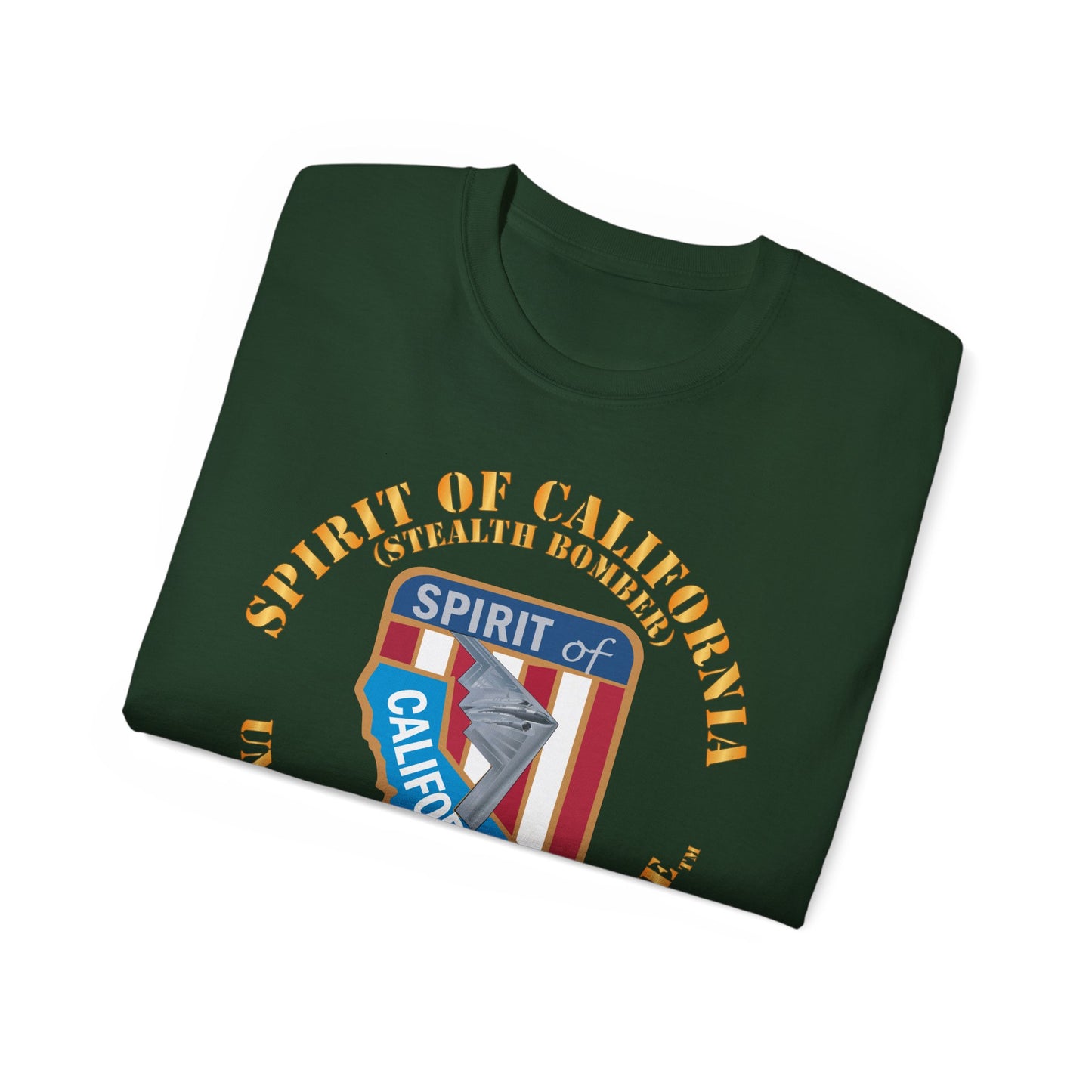 Unisex Ultra Cotton Tee - USAF - B2 - Spirit of California - Stealth Bomber X 300