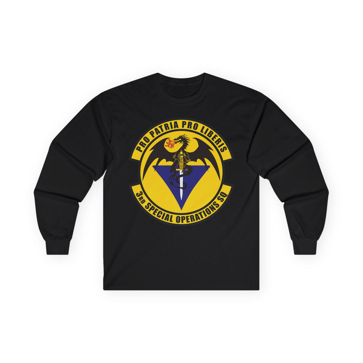 Unisex Ultra Cotton Long Sleeve Tee - USAF - 3rd Special Operations Squadron wo txt