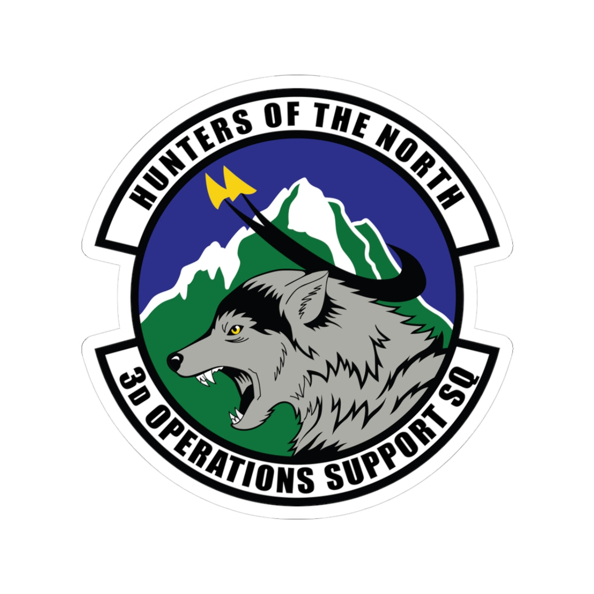Kiss-Cut Stickers - USAF - 3rd Operations Support Squadron wo txt X 300