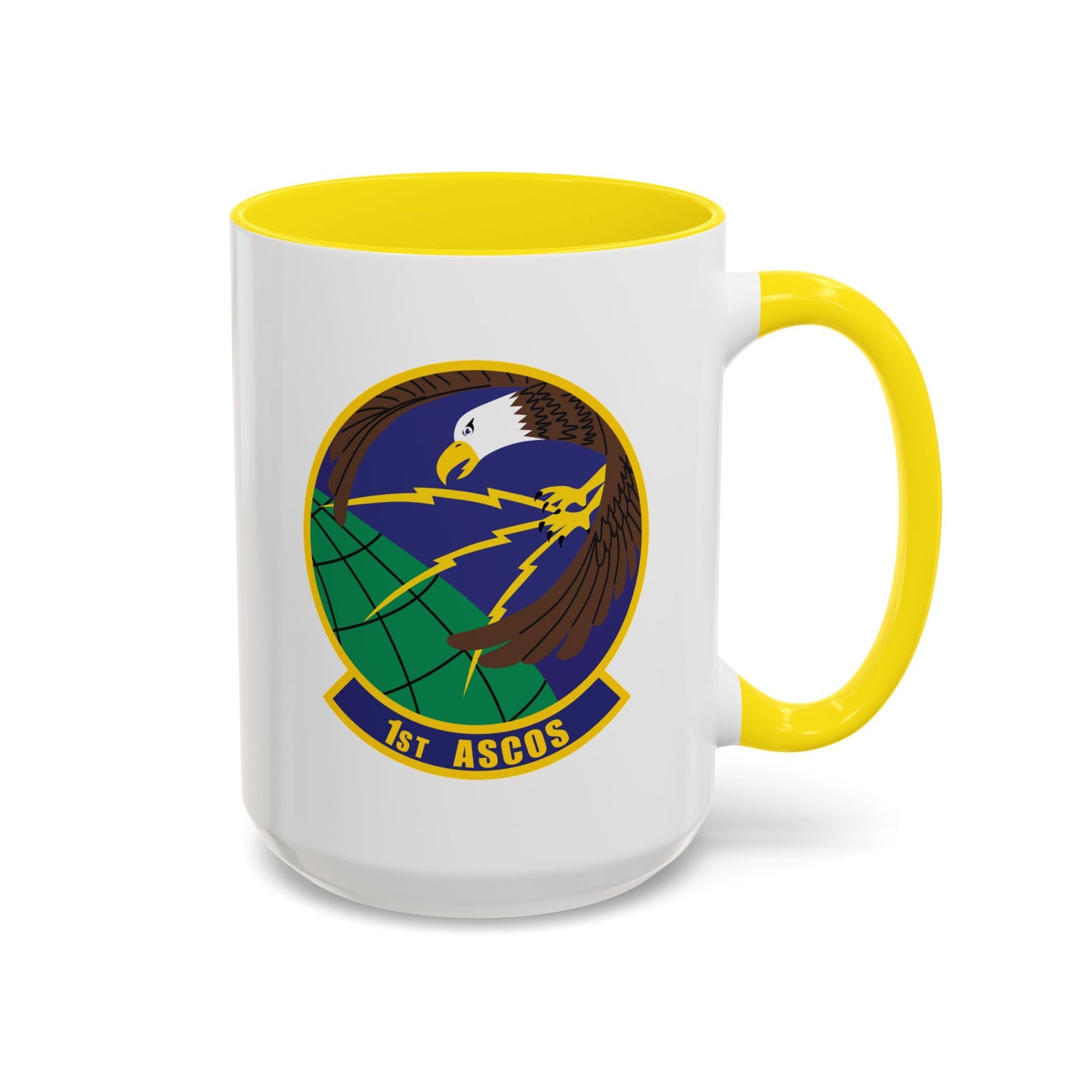 Accent Coffee Mug (11oz & 15oz) - USAF - 1st Air & Space Communications Operations Sq wo txt X 300