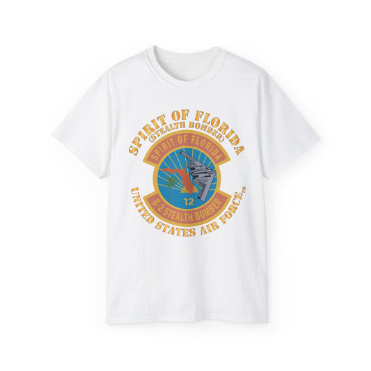 Unisex Ultra Cotton Tee - USAF - B2 - Spirit of Florida - Stealth Bomber X 300