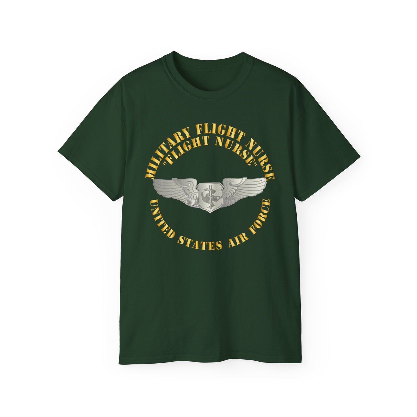 Unisex Ultra Cotton Tee - USAF - Military Flight Nurse - Flight Nurse - Basic