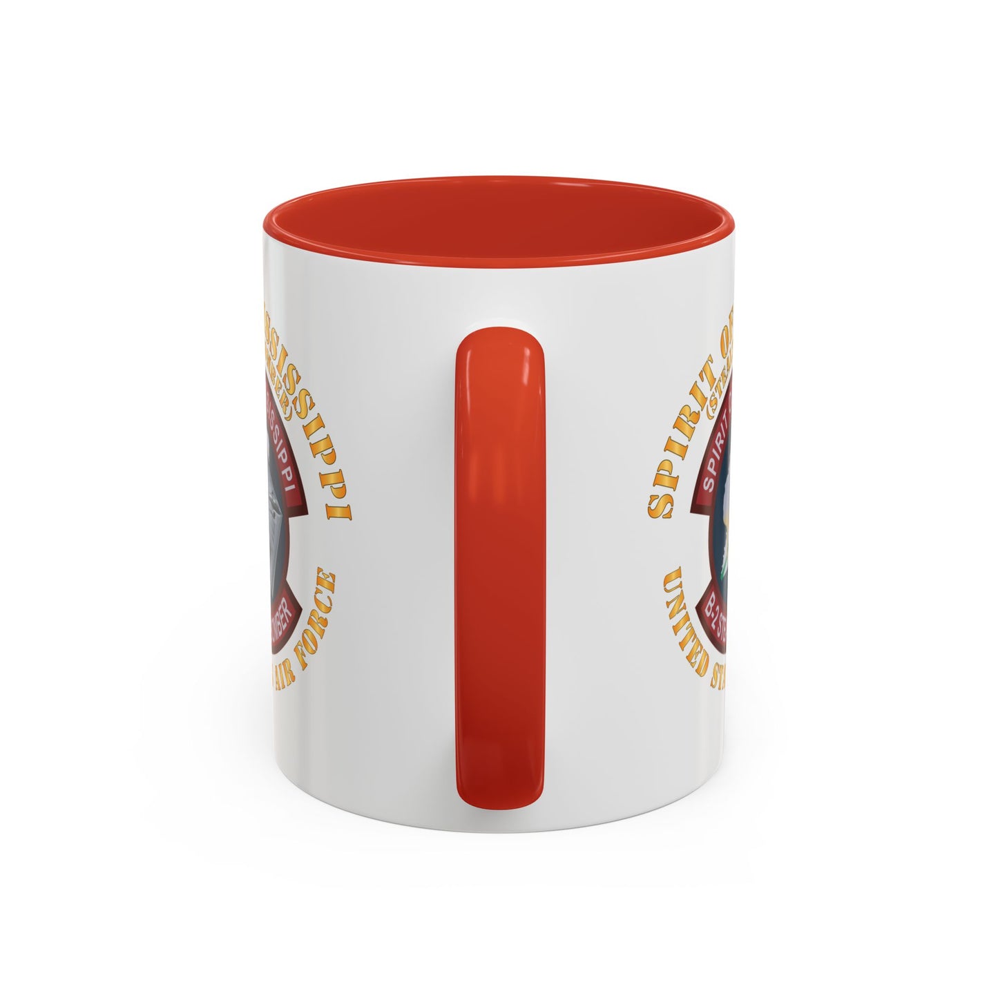 Accent Coffee Mug (11oz & 15oz) - USAF - B2 - Spirit of Mississippi - Stealth Bomber X 300