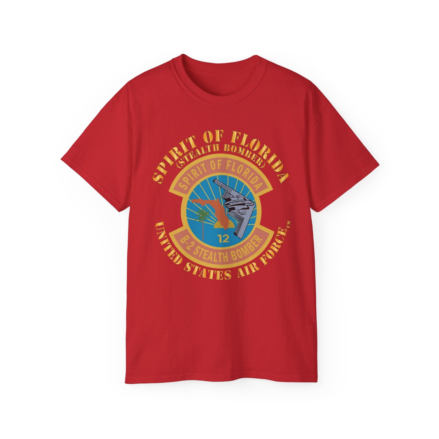 Unisex Ultra Cotton Tee - USAF - B2 - Spirit of Florida - Stealth Bomber X 300