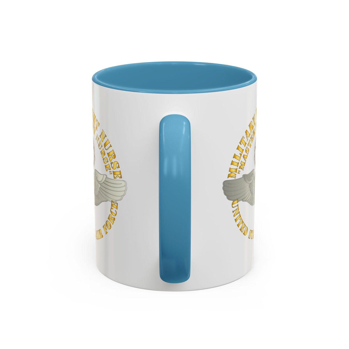 Accent Coffee Mug (11oz & 15oz) - USAF - Military Flight Nurse - Flight Nurse - Master