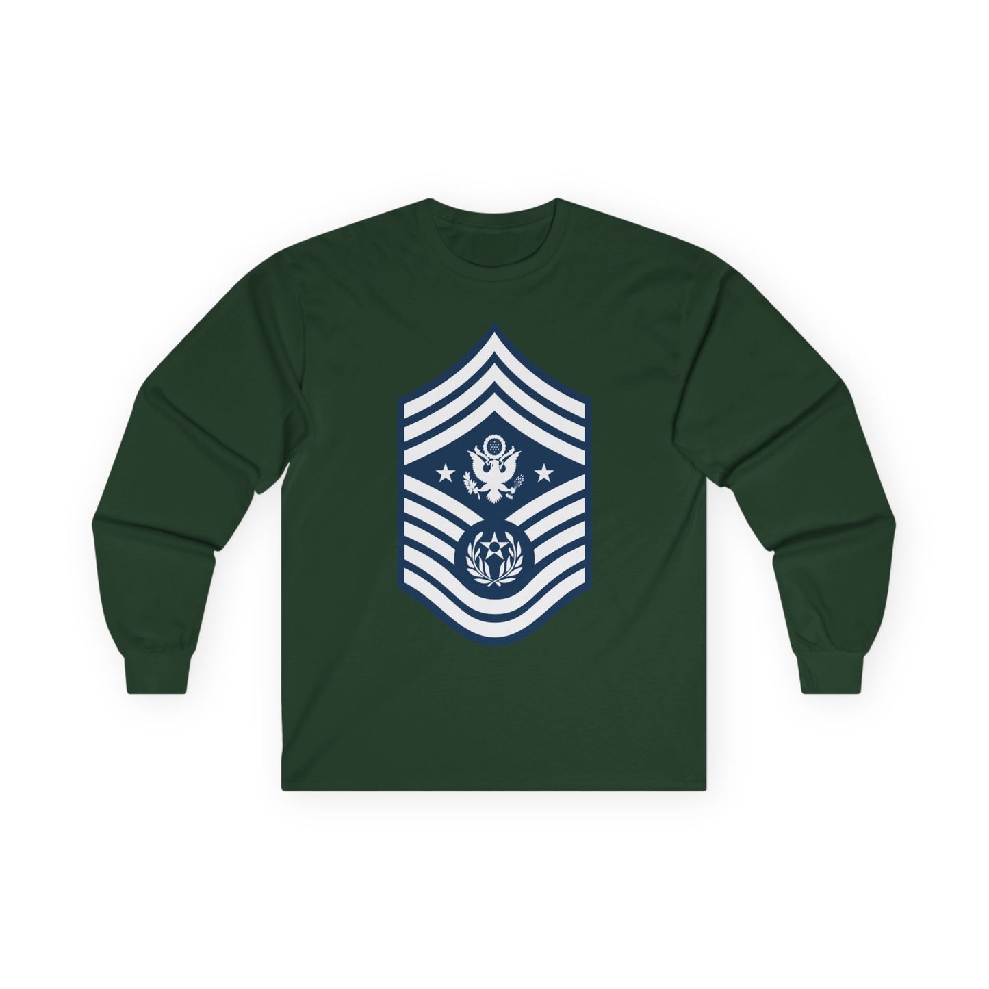 Unisex Ultra Cotton Long Sleeve Tee - USAF - Chief Master Sergeant of the Air Force (E9d) - 2020