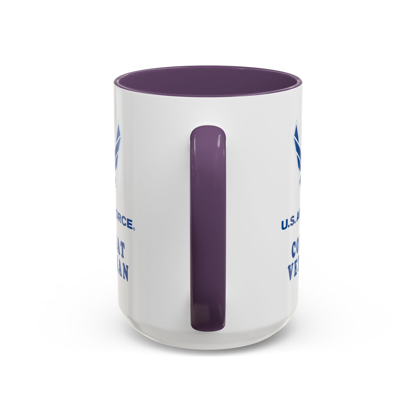 Accent Coffee Mug (11oz & 15oz) - USAF - Air Force - Combat Veteran X 300