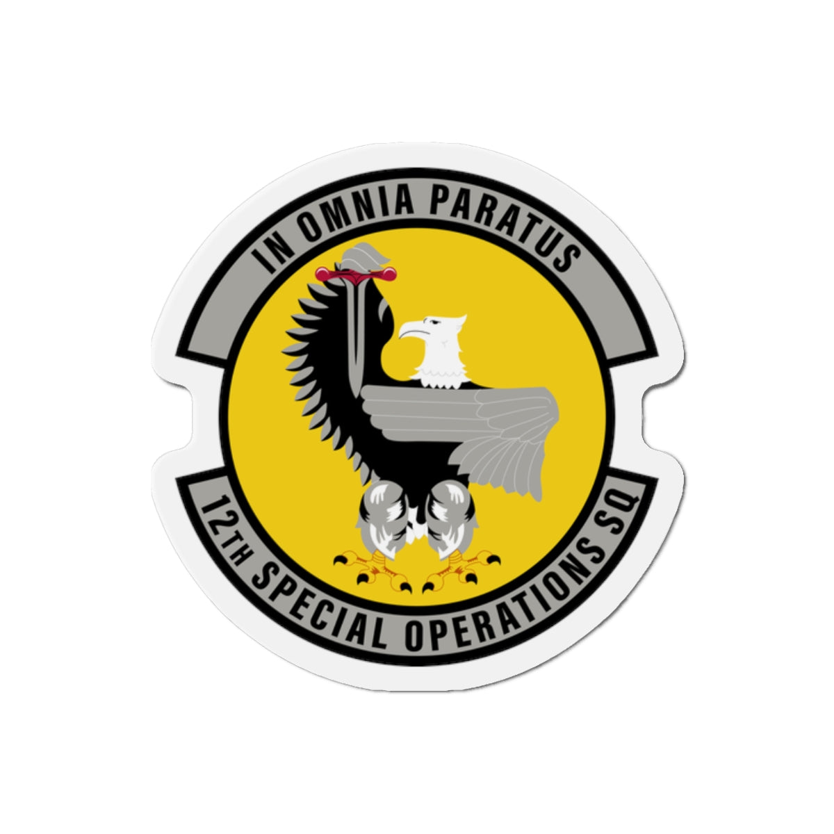 Die-Cut Magnet - USAF - 12th Special Operations Squadron wo txt