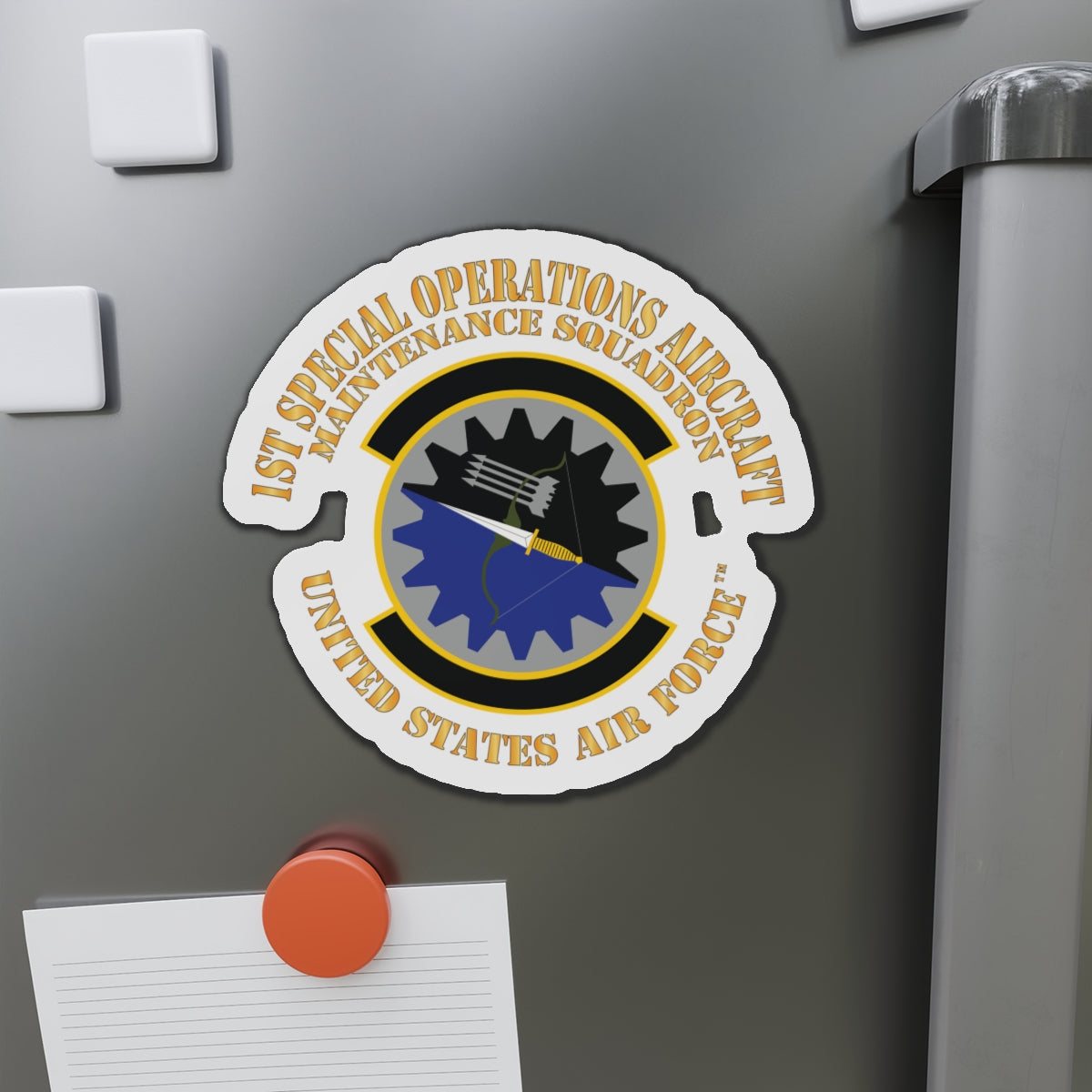 Die-Cut Magnet - USAF - 1st Special Operations Aircraft Maintenance Squadron X 300