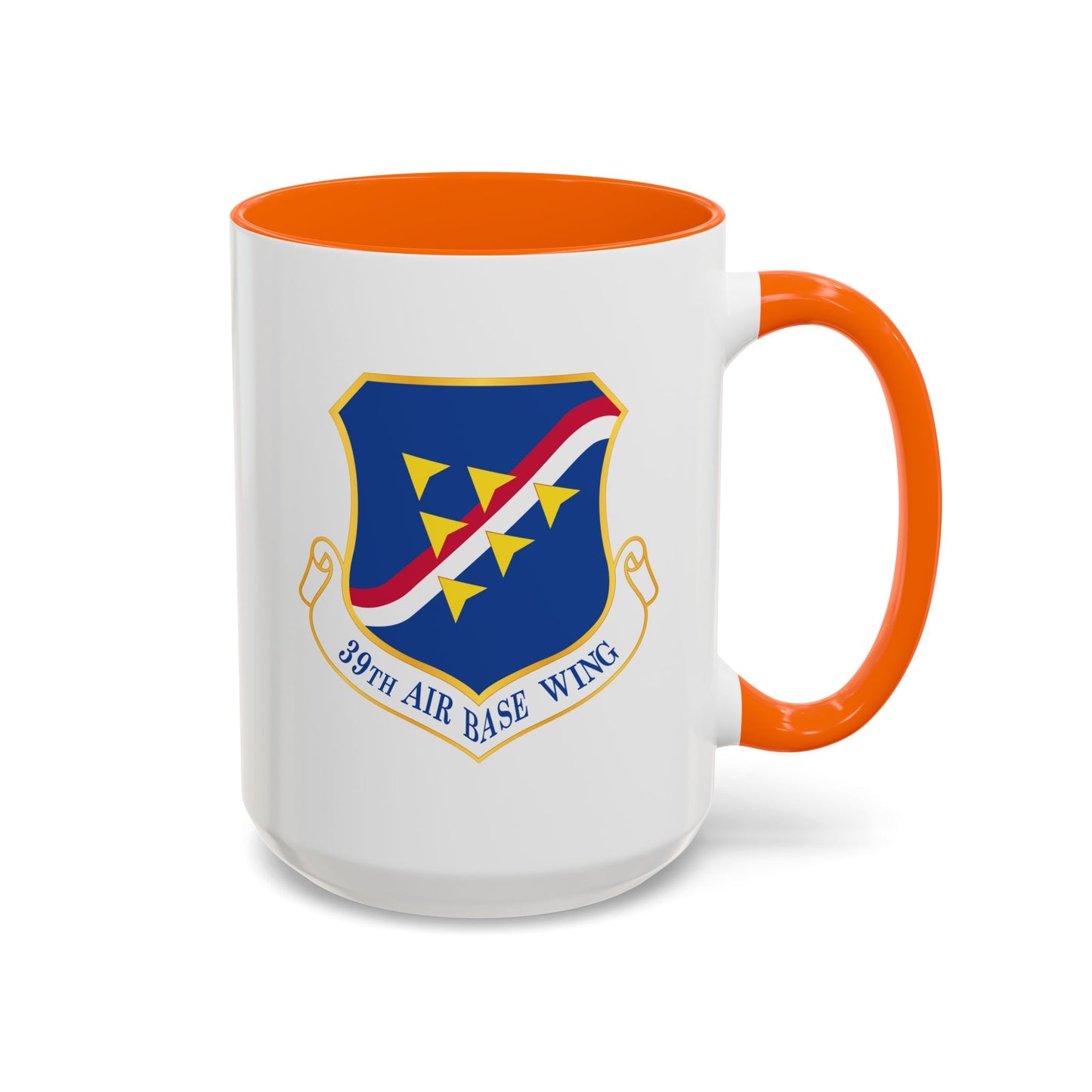 Accent Coffee Mug (11oz & 15oz) - USAF - 39th Airbase Wing wo Txt