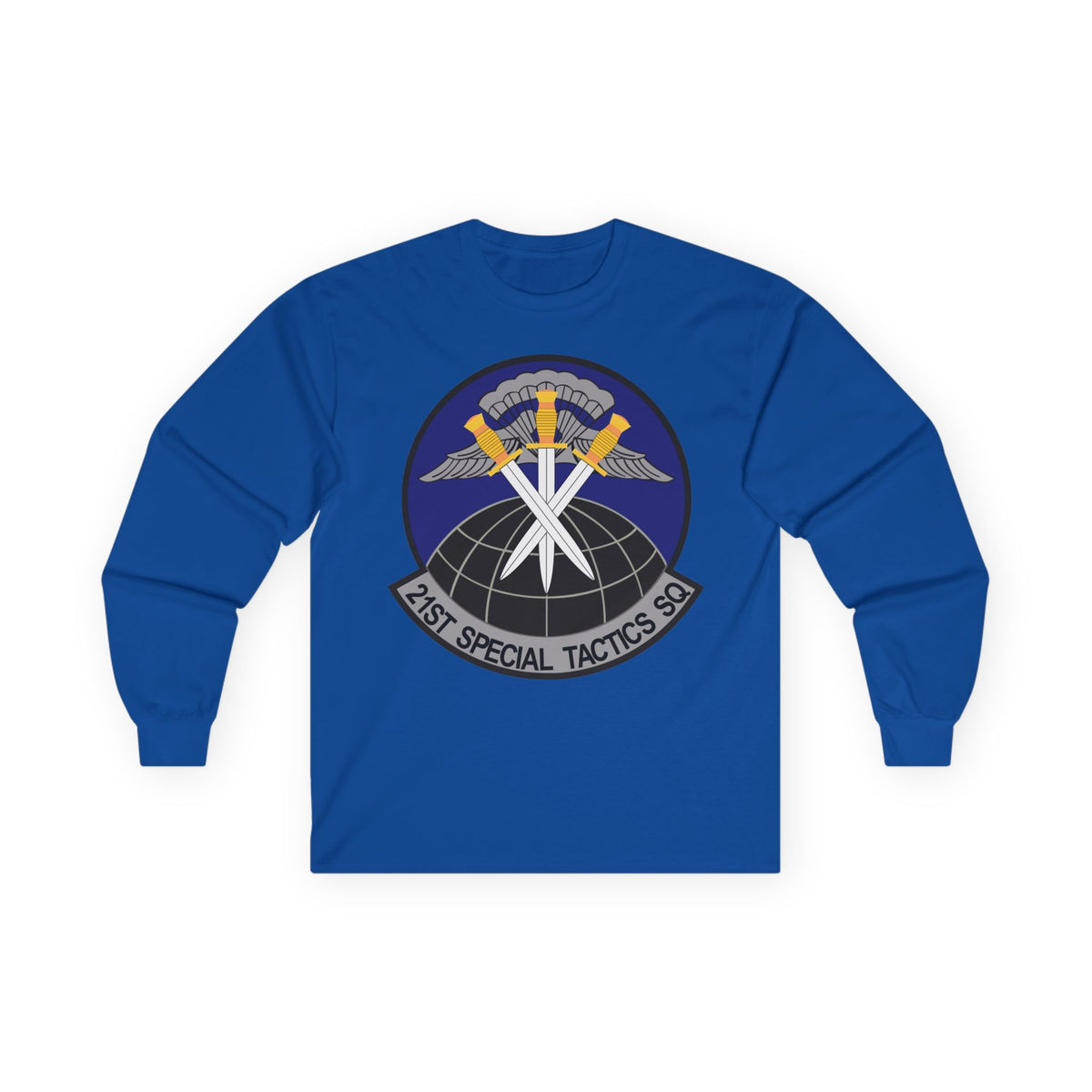 Unisex Ultra Cotton Long Sleeve Tee - USAF - 21st Special Tactics Squadron wo Txt