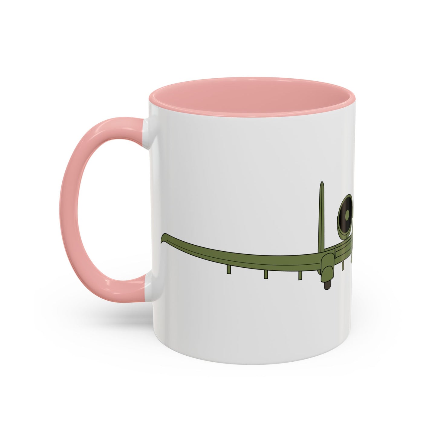 Accent Coffee Mug (11oz & 15oz) - Aircraft - USAF - A-10 Thunderbolt II - Front X 300