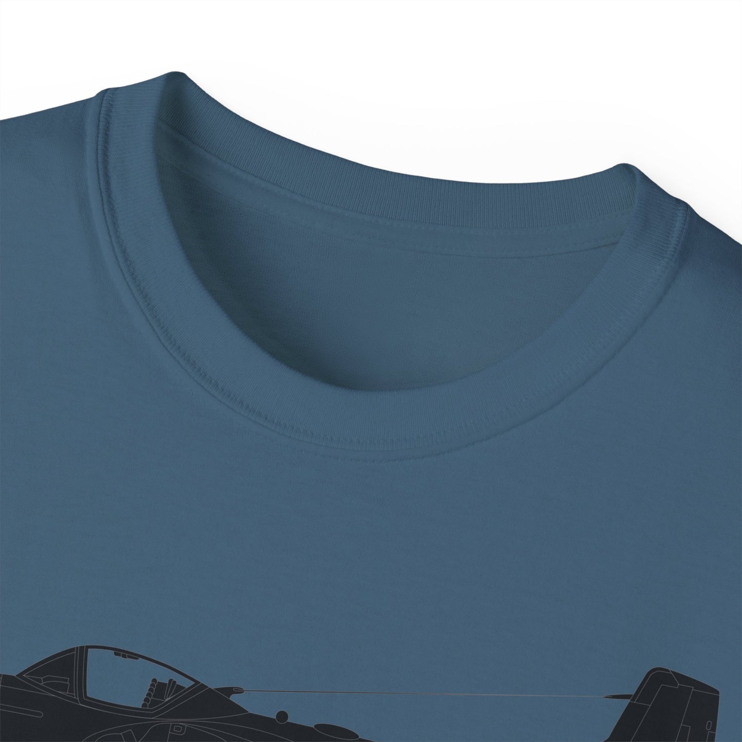 Unisex Ultra Cotton Tee - Aircraft - T-37-Trainer - Top - Black - Metal X 300