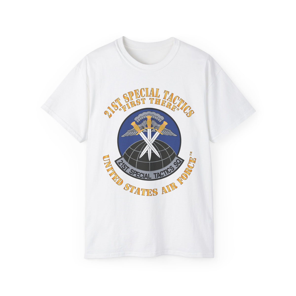 Unisex Ultra Cotton Tee - USAF - 21st Special Tactics Squadron - First There