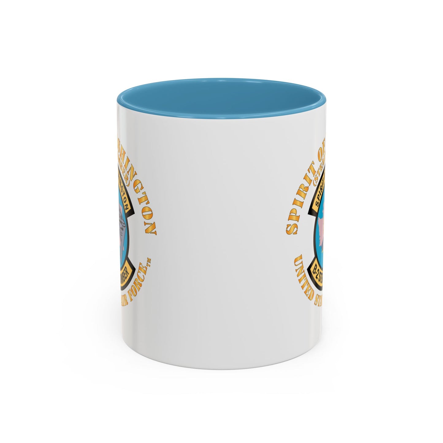 Accent Coffee Mug (11oz & 15oz) - USAF - B2 - Spirit of Washington - Stealth Bomber X 300