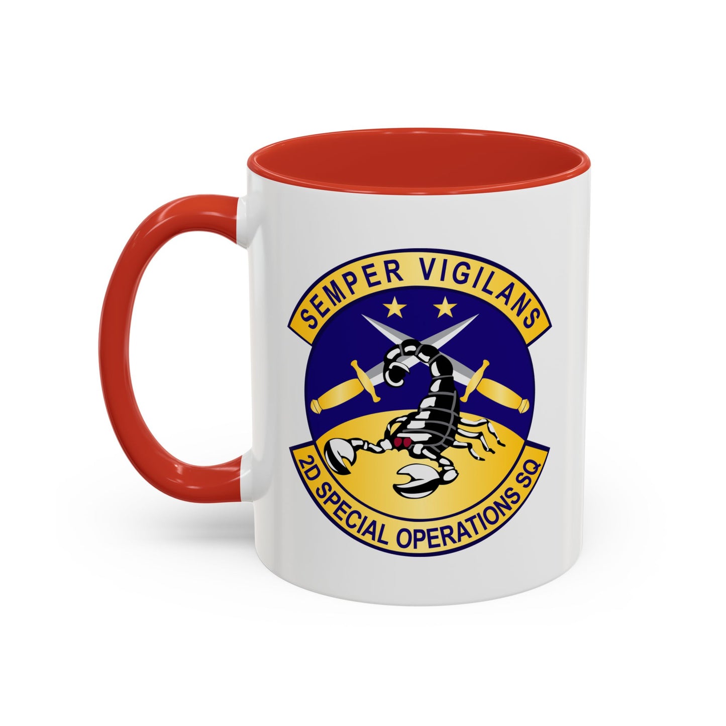 Accent Coffee Mug (11oz & 15oz) - USAFSOF - 2nd Special Operations Squadron wo Txt