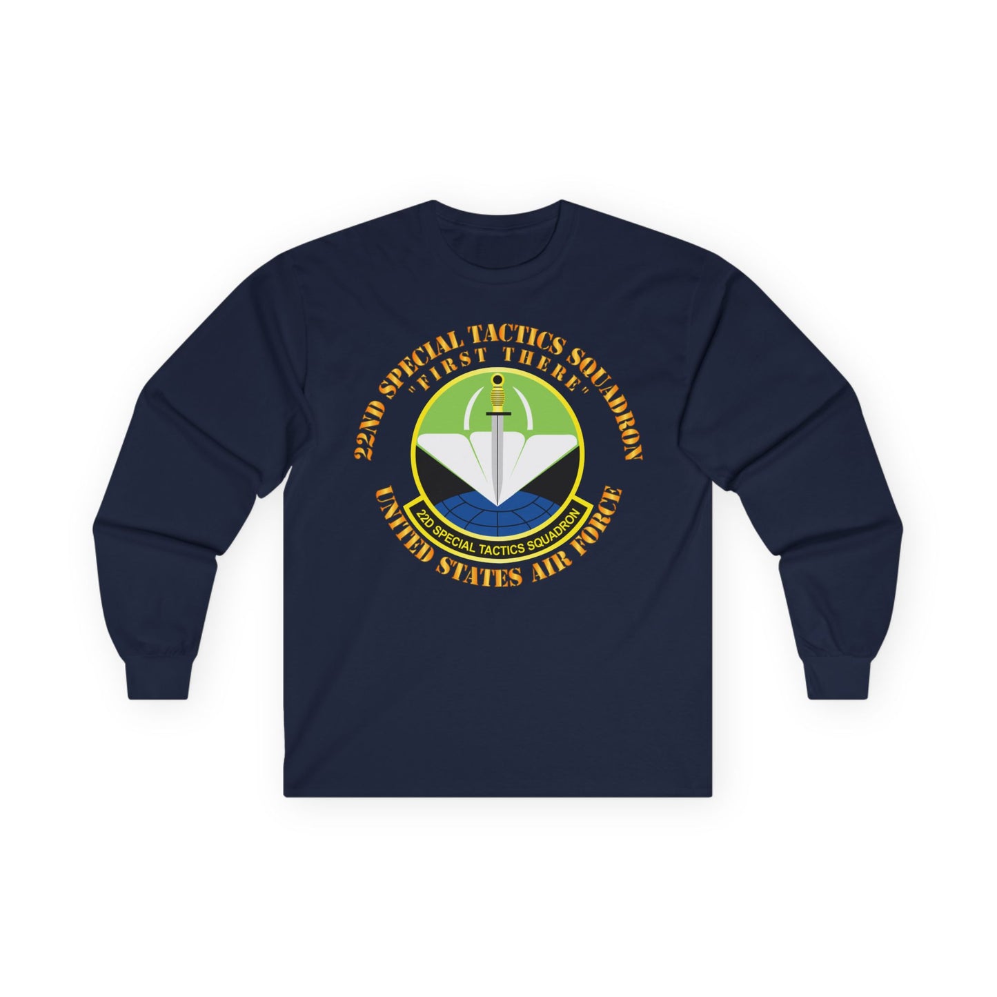Unisex Ultra Cotton Long Sleeve Tee - USAF - 22nd Special Tactics Squadron - First There X 300
