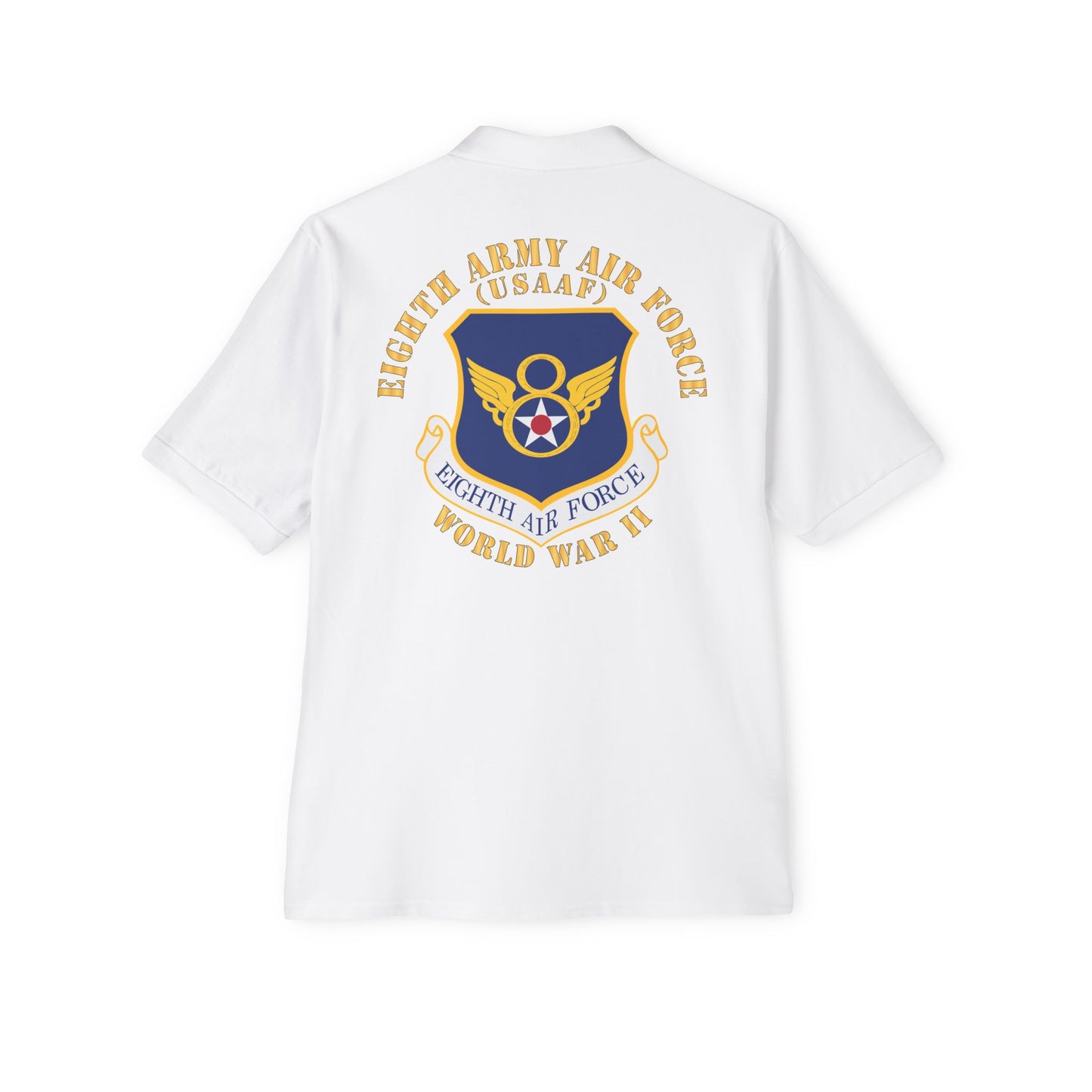 Men's Piqué Polo - USAF - 8th Air Force - WWII X 300