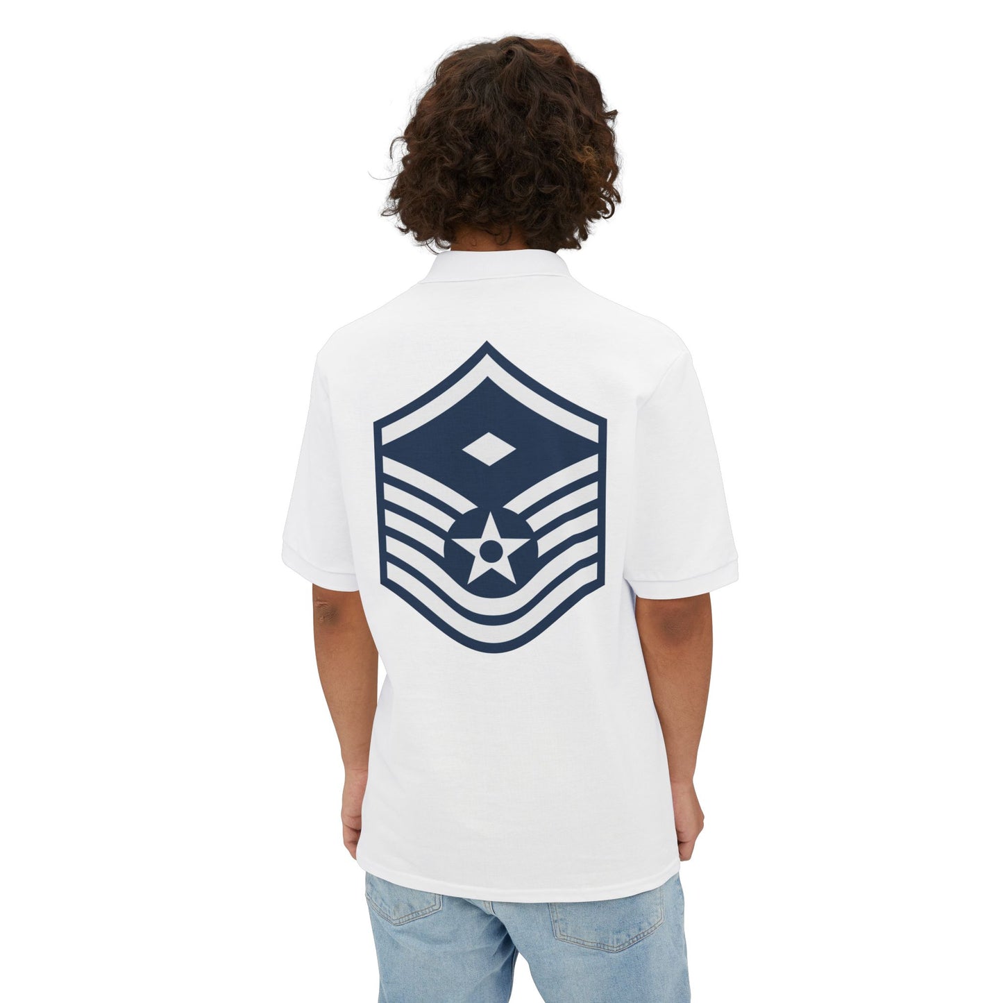 Men's Piqué Polo - USAF - First Sergeant (E7b) - 2020