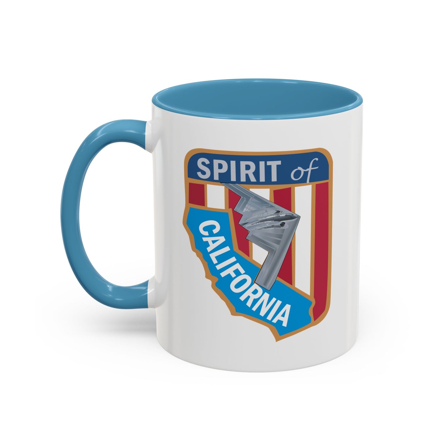 Accent Coffee Mug (11oz & 15oz) - USAF - B2 - Spirit of California - Stealth Bomber wo txt X 300