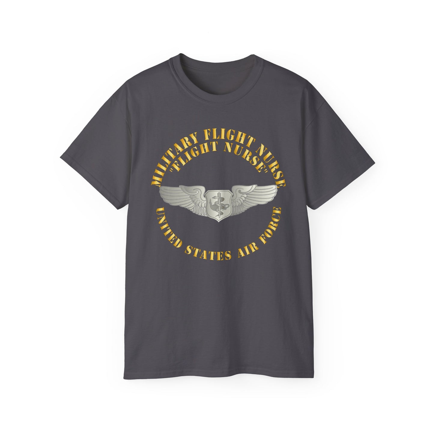 Unisex Ultra Cotton Tee - USAF - Military Flight Nurse - Flight Nurse - Basic