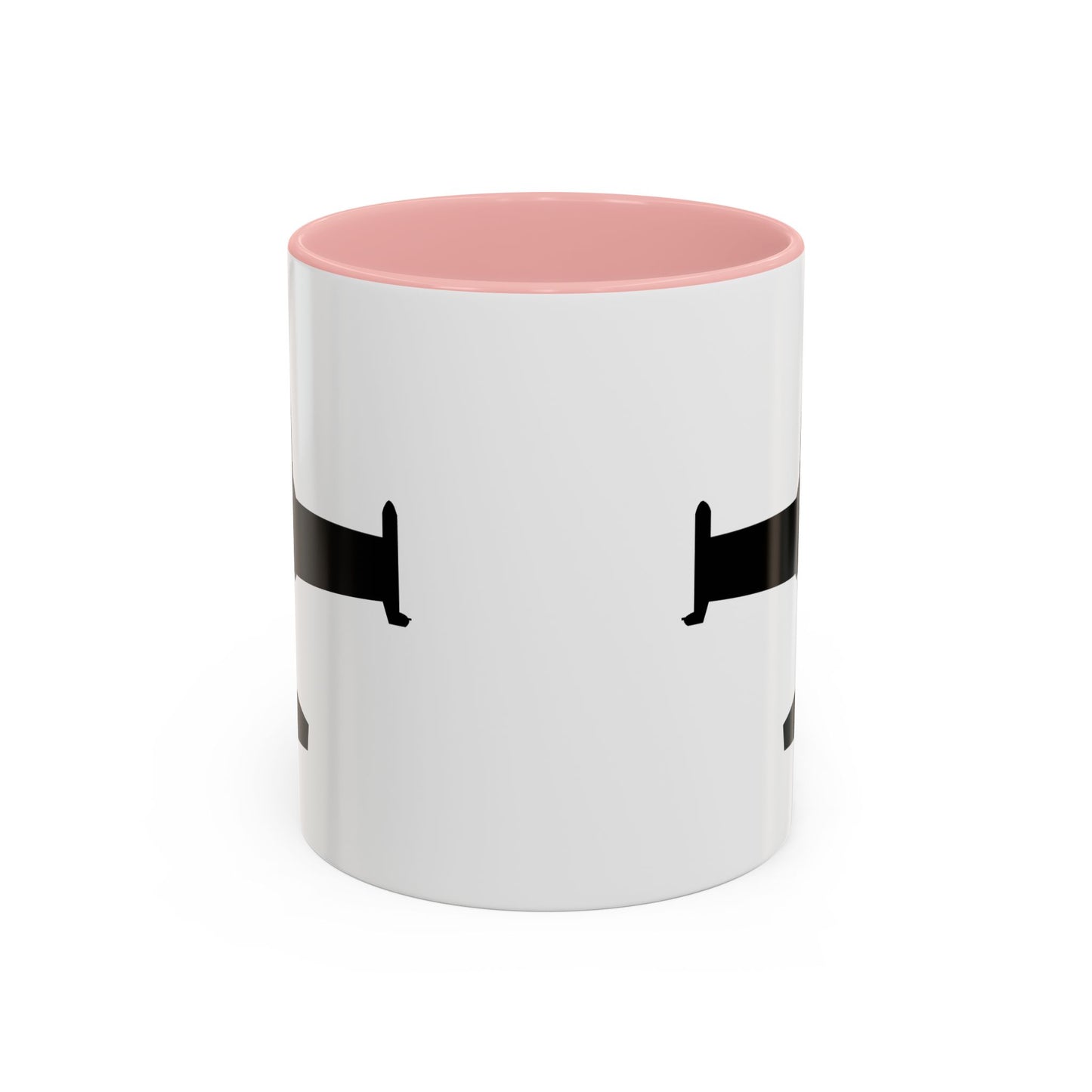 Accent Coffee Mug (11oz & 15oz) - Aircraft - A-37-Trainer - Top - Silhouette X 300