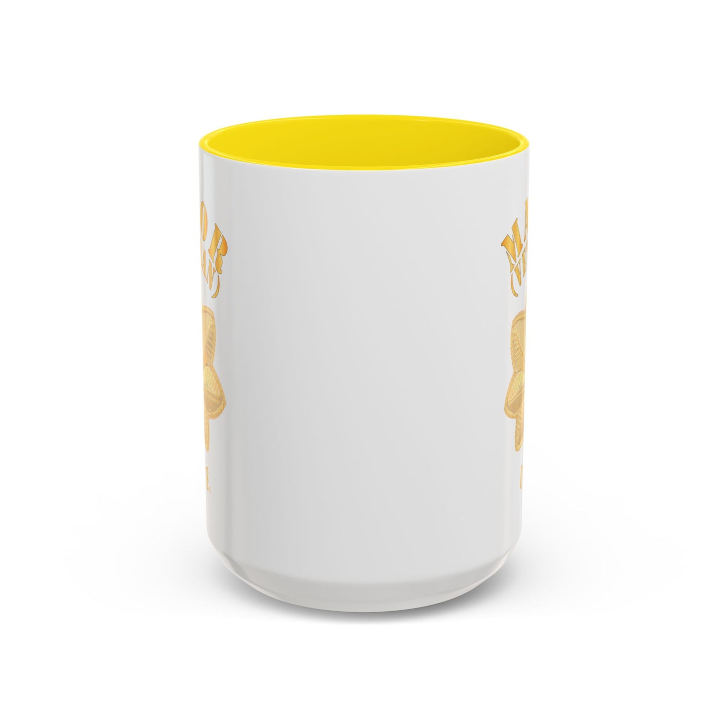 Accent Coffee Mug (11oz & 15oz) - USAF - Major - Veteran - USAF X 300