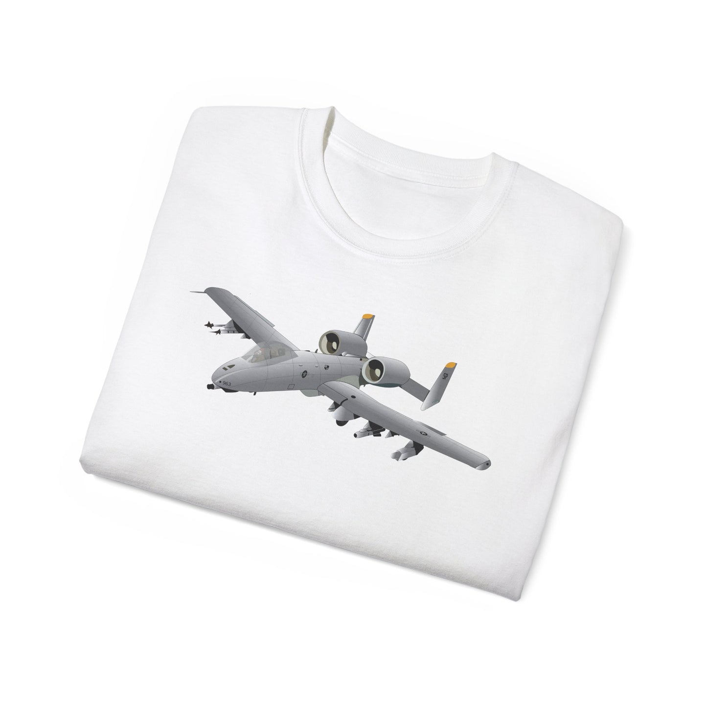 Unisex Ultra Cotton Tee - Aircraft - A10 - Front - Top - Oblique X 300