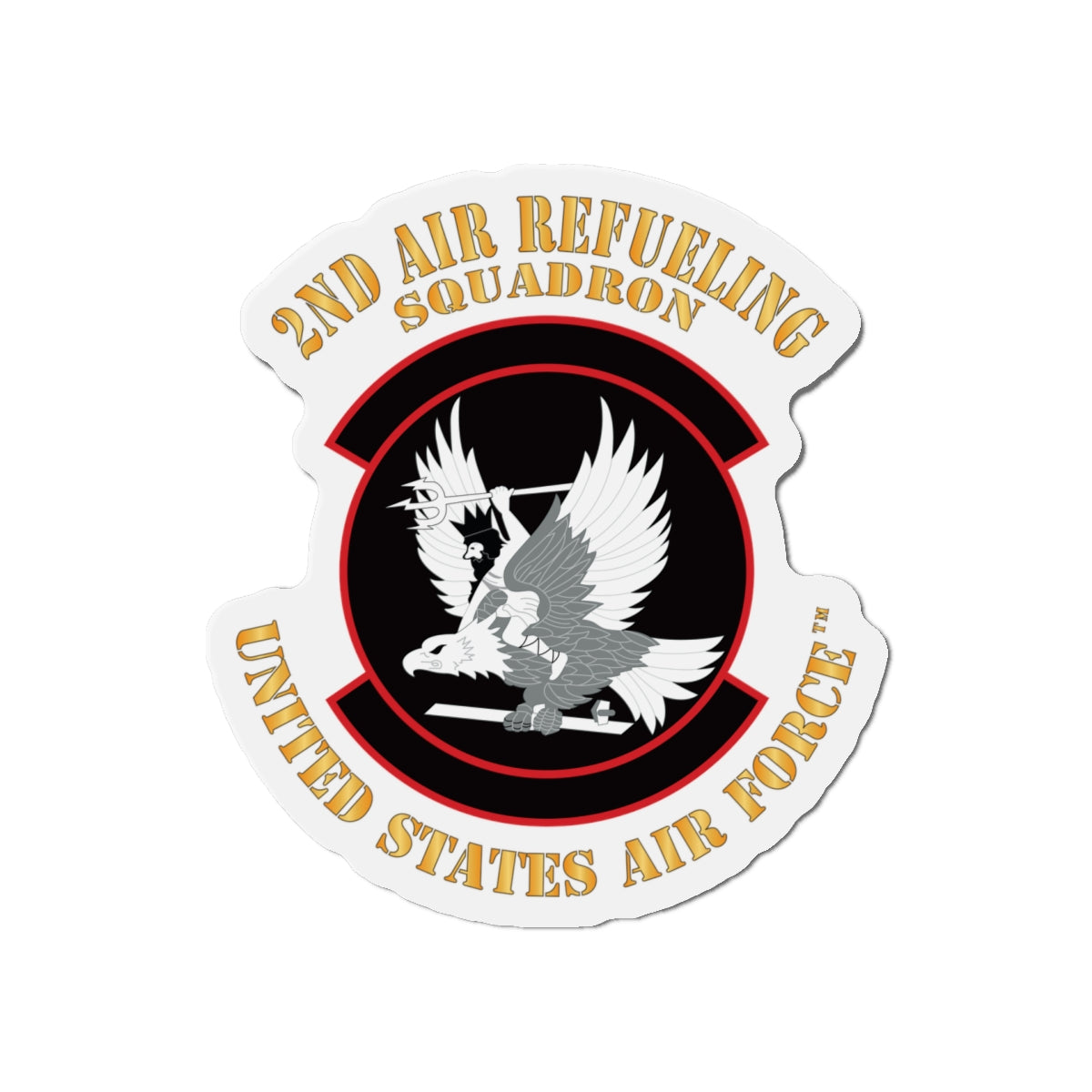 Die-Cut Magnet - USAF - 2nd Air Refueling Squadron