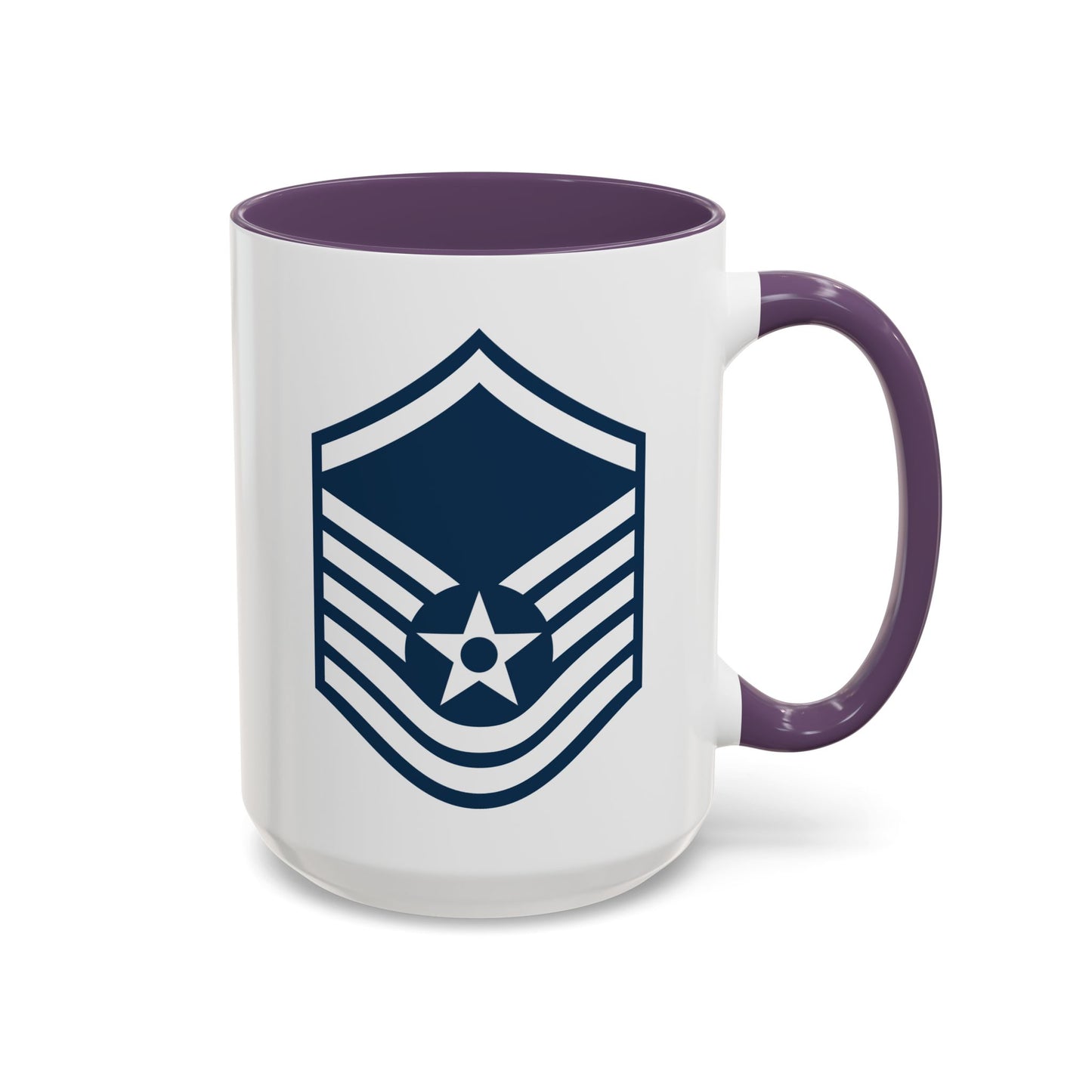 Accent Coffee Mug (11oz & 15oz) - USAF - Master Sergeant (E7a) - 2020
