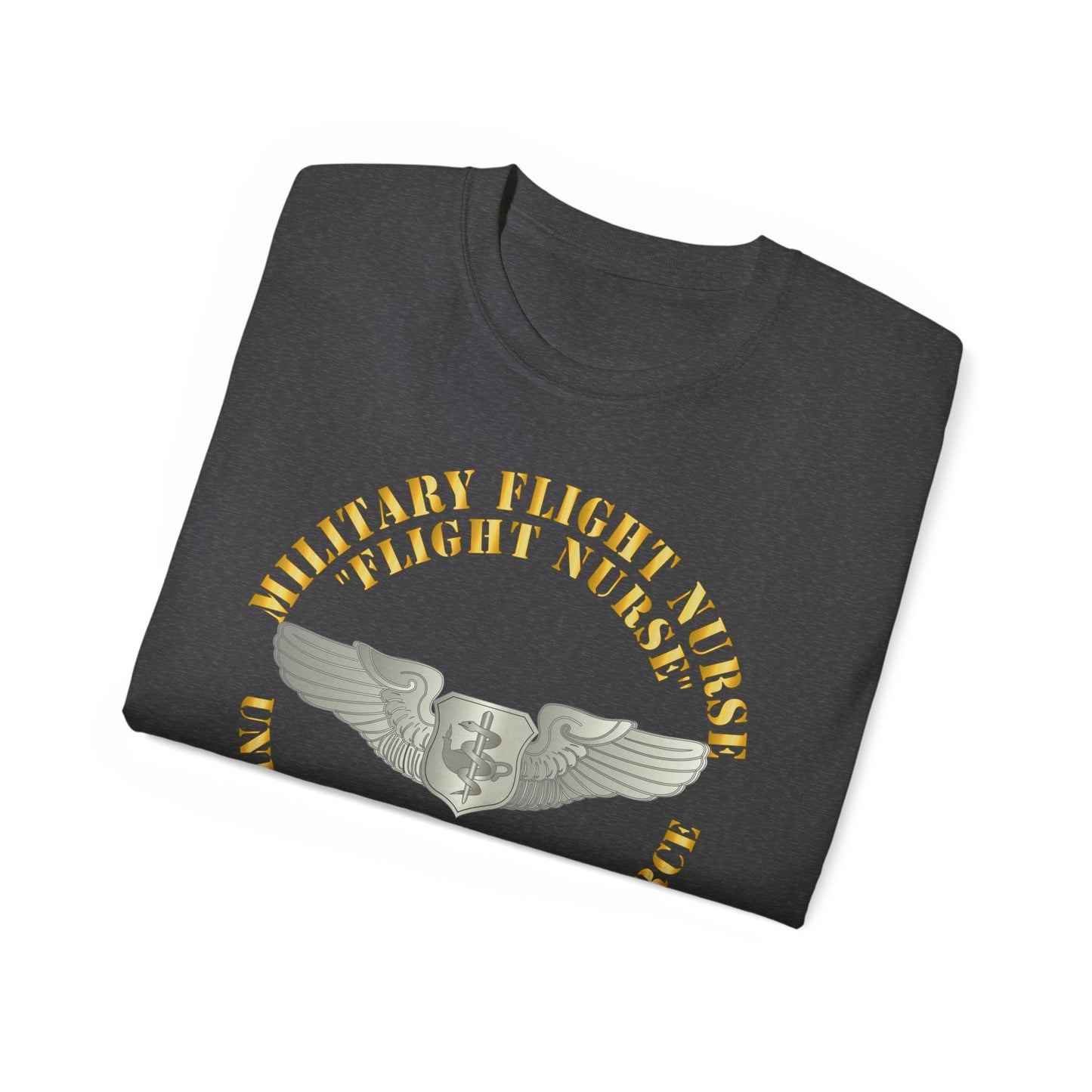 Unisex Ultra Cotton Tee - USAF - Military Flight Nurse - Flight Nurse - Basic