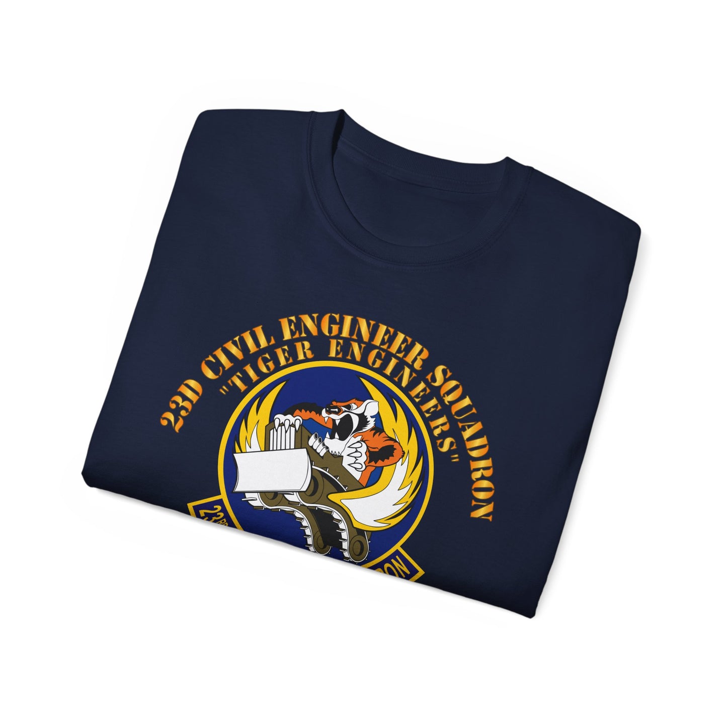 Unisex Ultra Cotton Tee - USAF - 23d Civil Engineer Squadron - Tiger Engineers - Moody AFB, GA