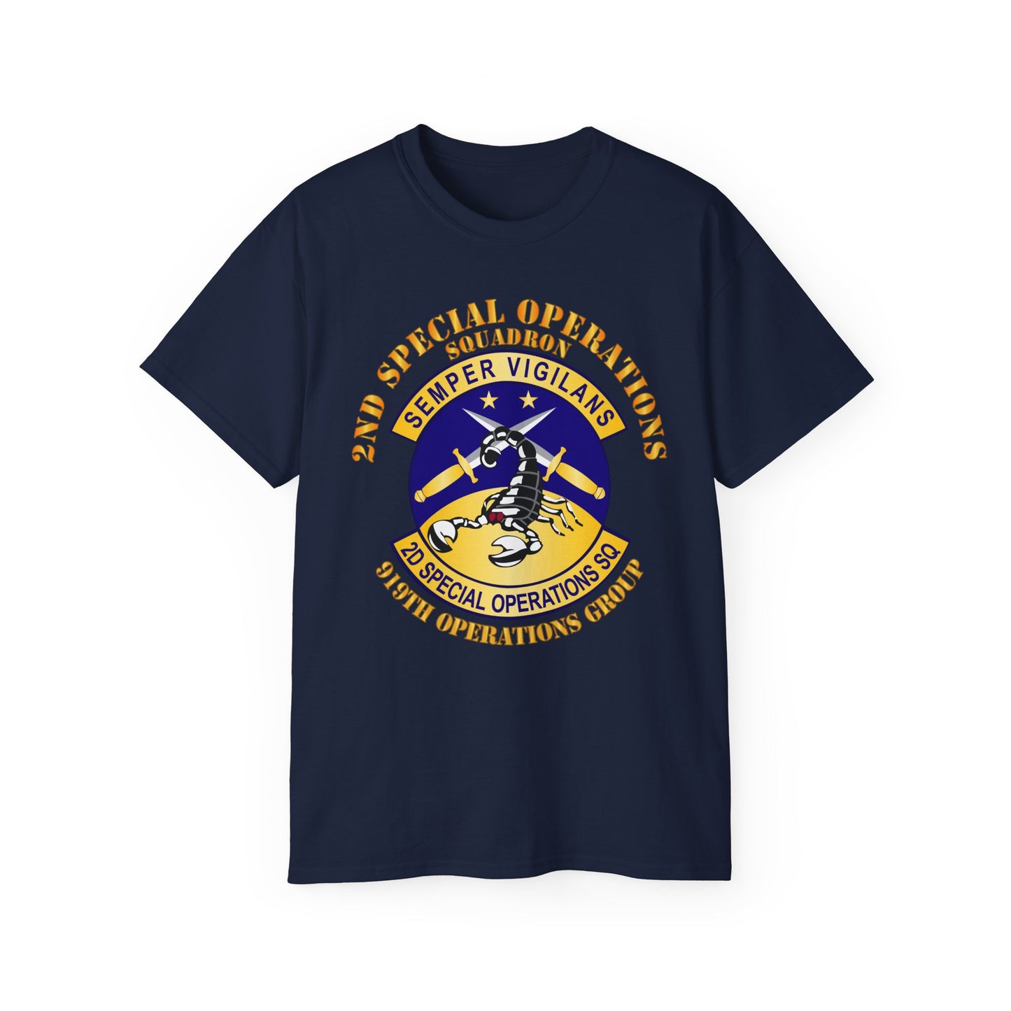 Unisex Ultra Cotton Tee - USAFSOF - 2nd Special Operations Squadron - 919th Operations Group
