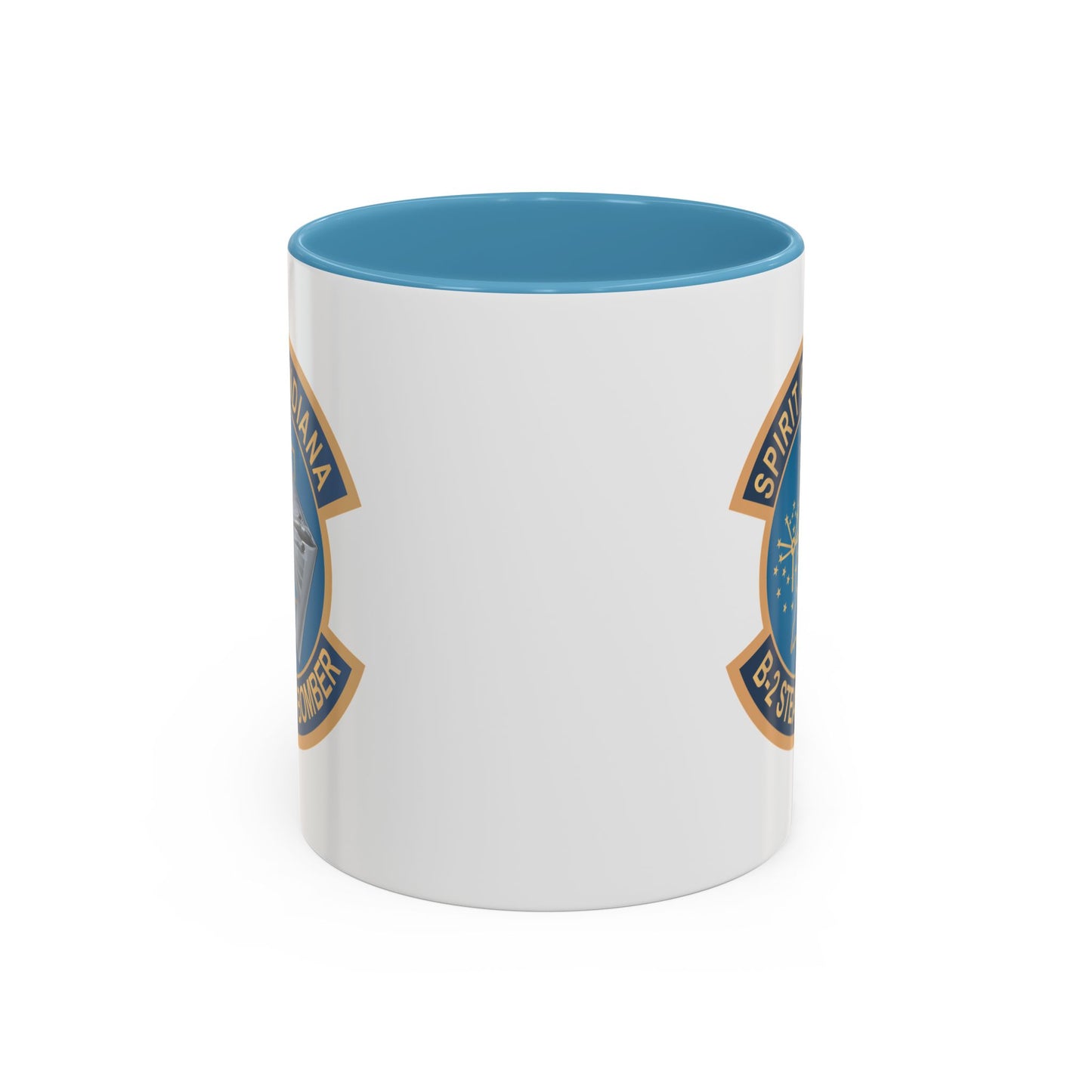 Accent Coffee Mug (11oz & 15oz) - USAF - B2 - Spirit of Indiana - Stealth Bomber wo txt X 300
