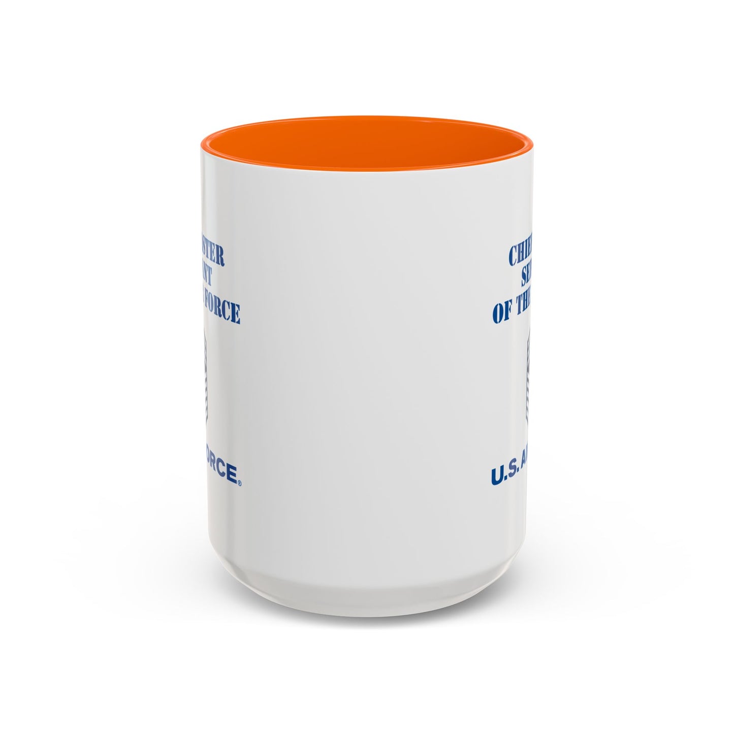 Accent Coffee Mug (11oz & 15oz) - USAF - Chief Master Sergeant of the Air Force (E9d) - US Air Force w Text X 300