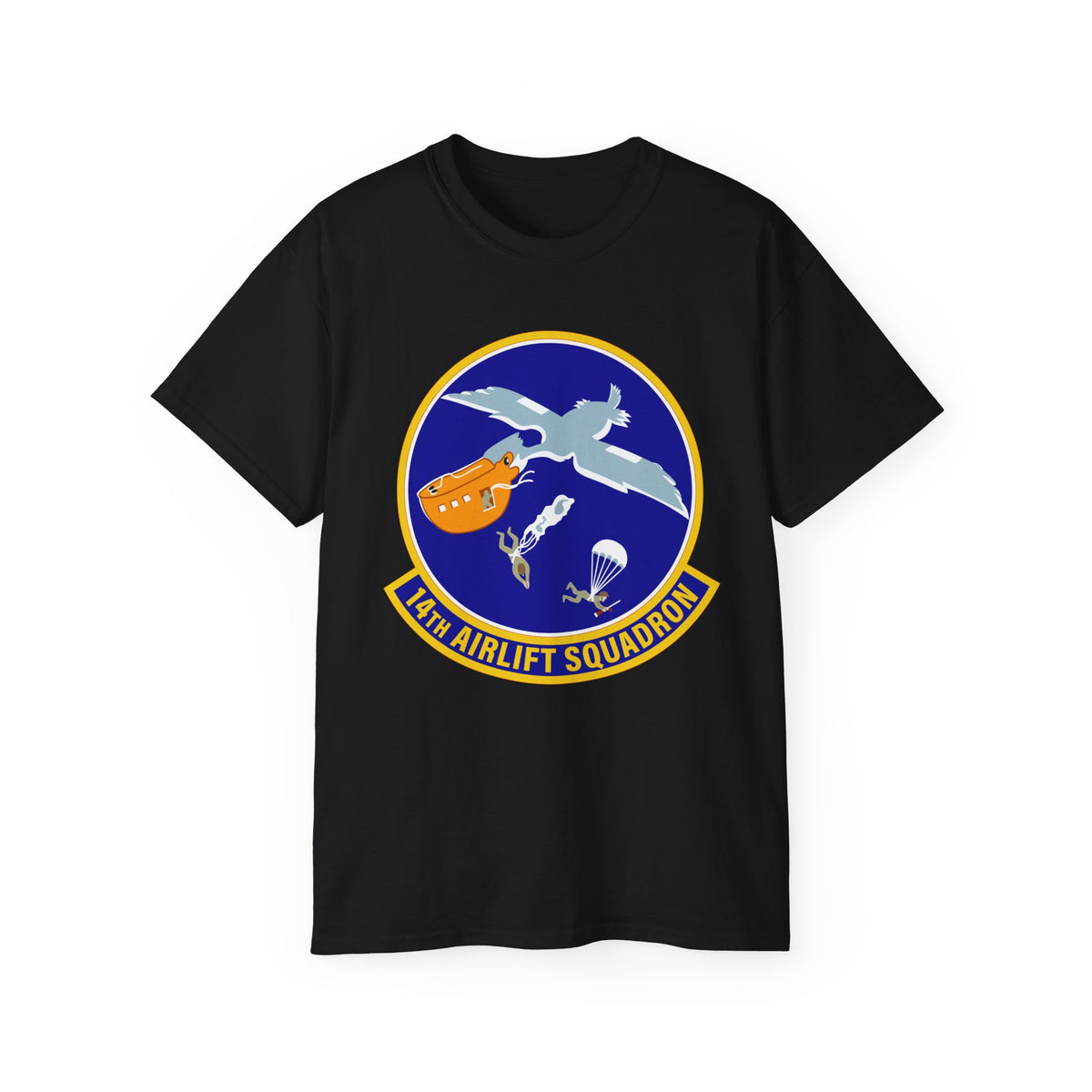 Unisex Ultra Cotton Tee - USAF - 14th Airlift Squadron wo txt