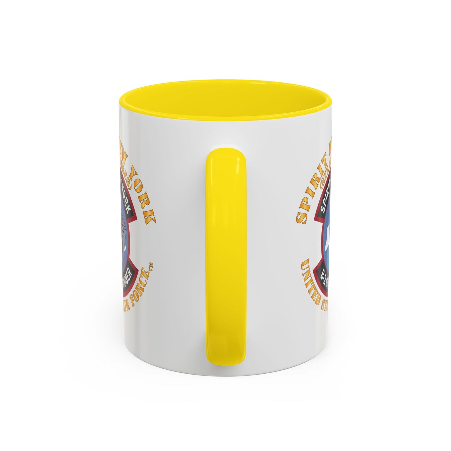 Accent Coffee Mug (11oz & 15oz) - USAF - B2 - Spirit of New York - Stealth Bomber X 300